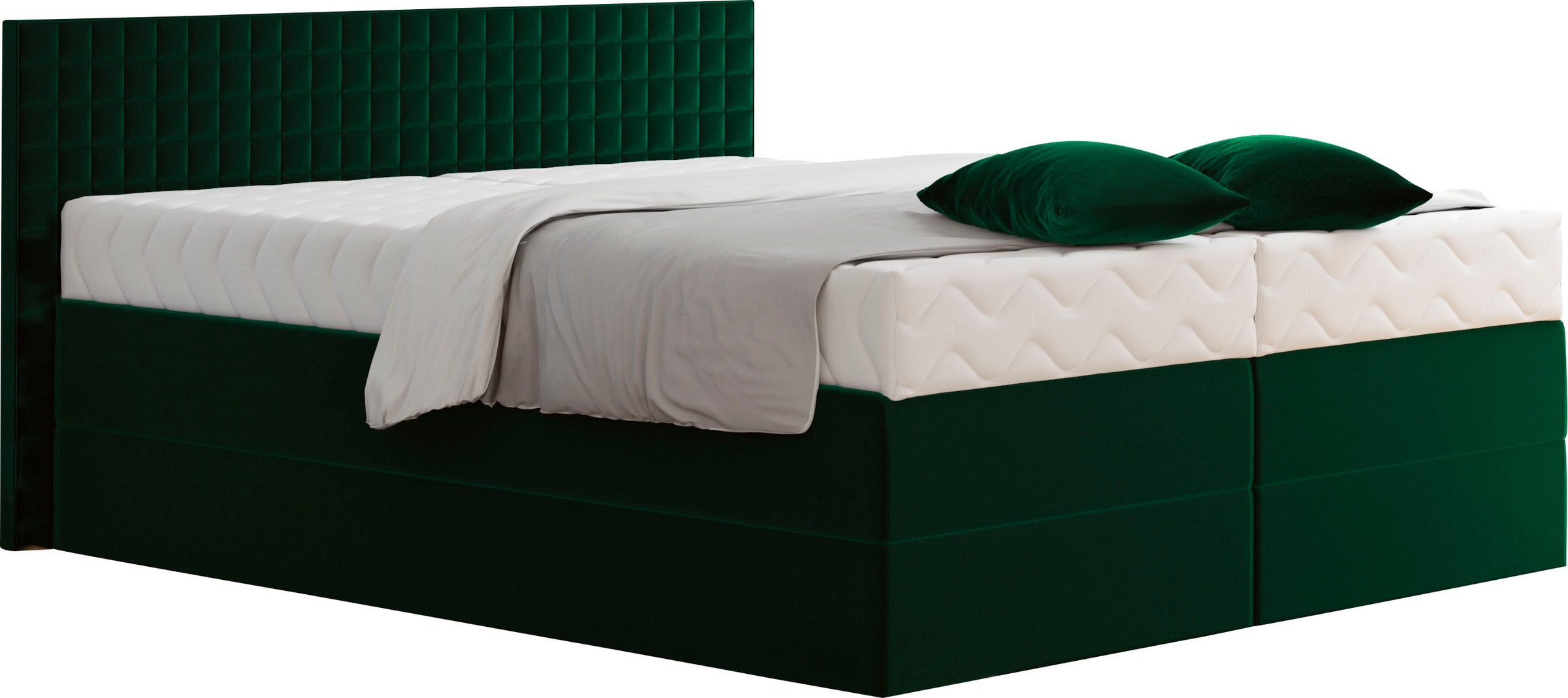 Westfalia Schlafkomfort Boxspringbett, mit Zierkissen, wahlweise mit Topper