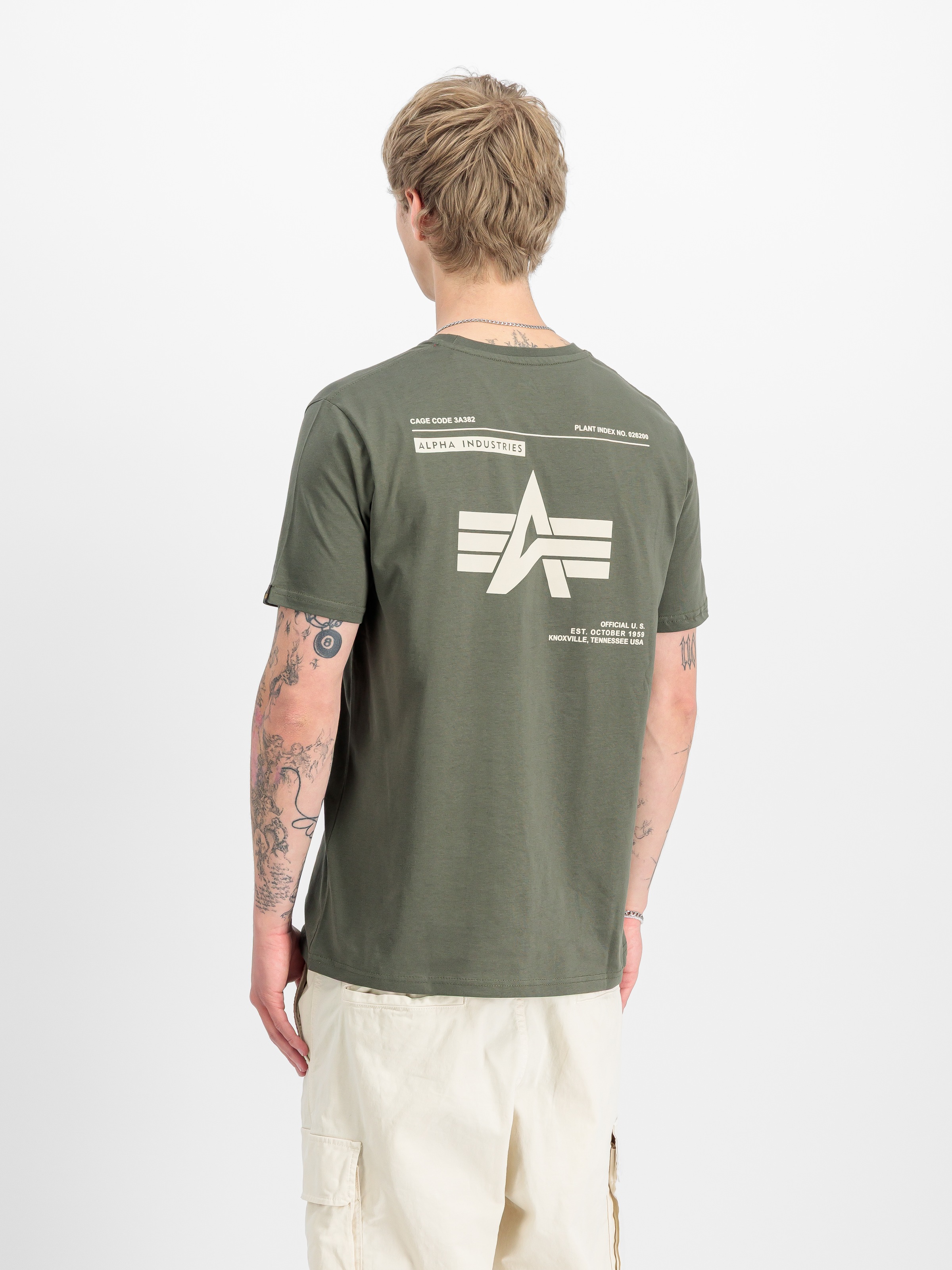 Alpha Industries Rundhalsshirt "Label T BP" günstig online kaufen