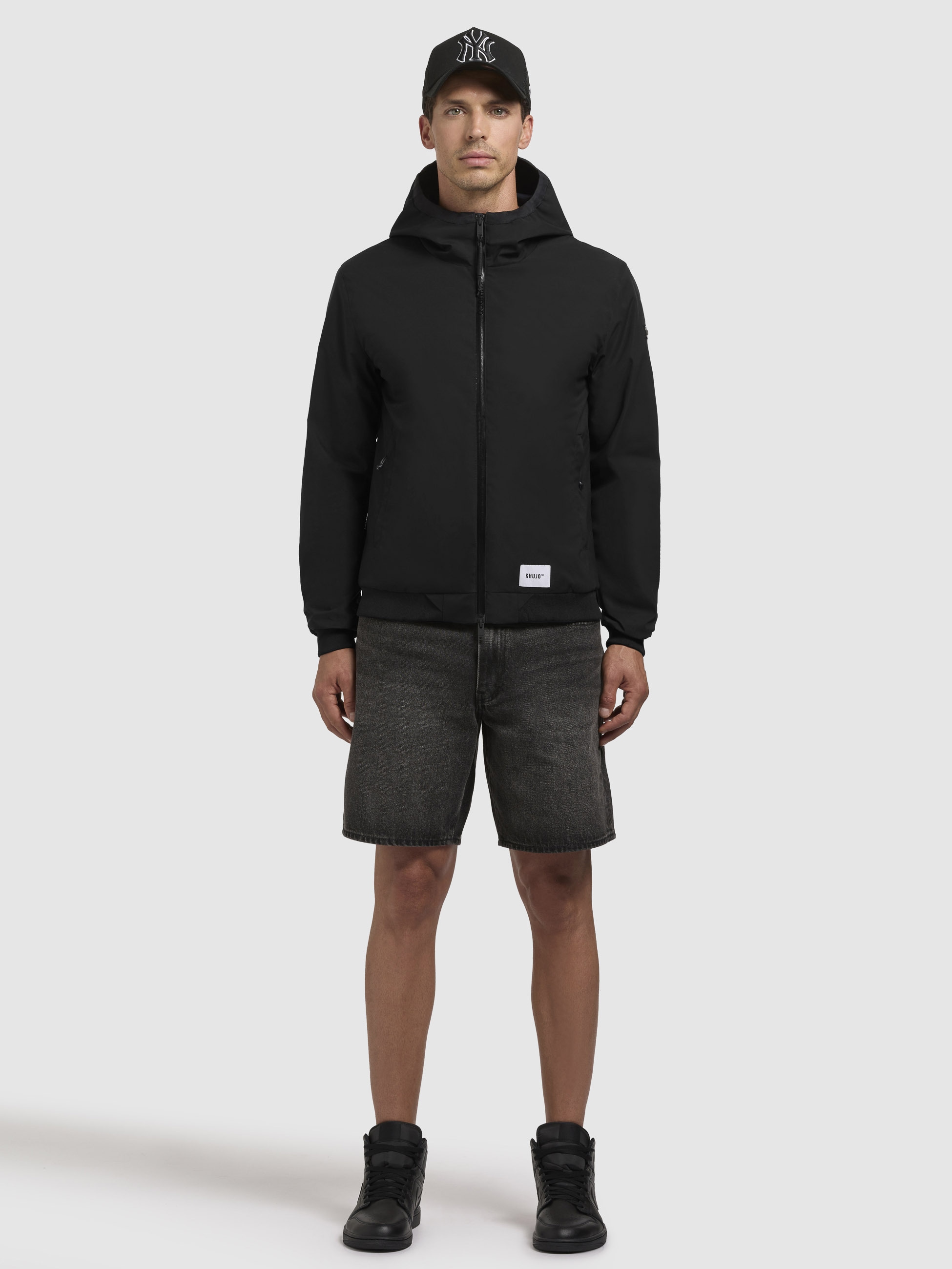 khujo Anorak »LARM«, mit Kapuze