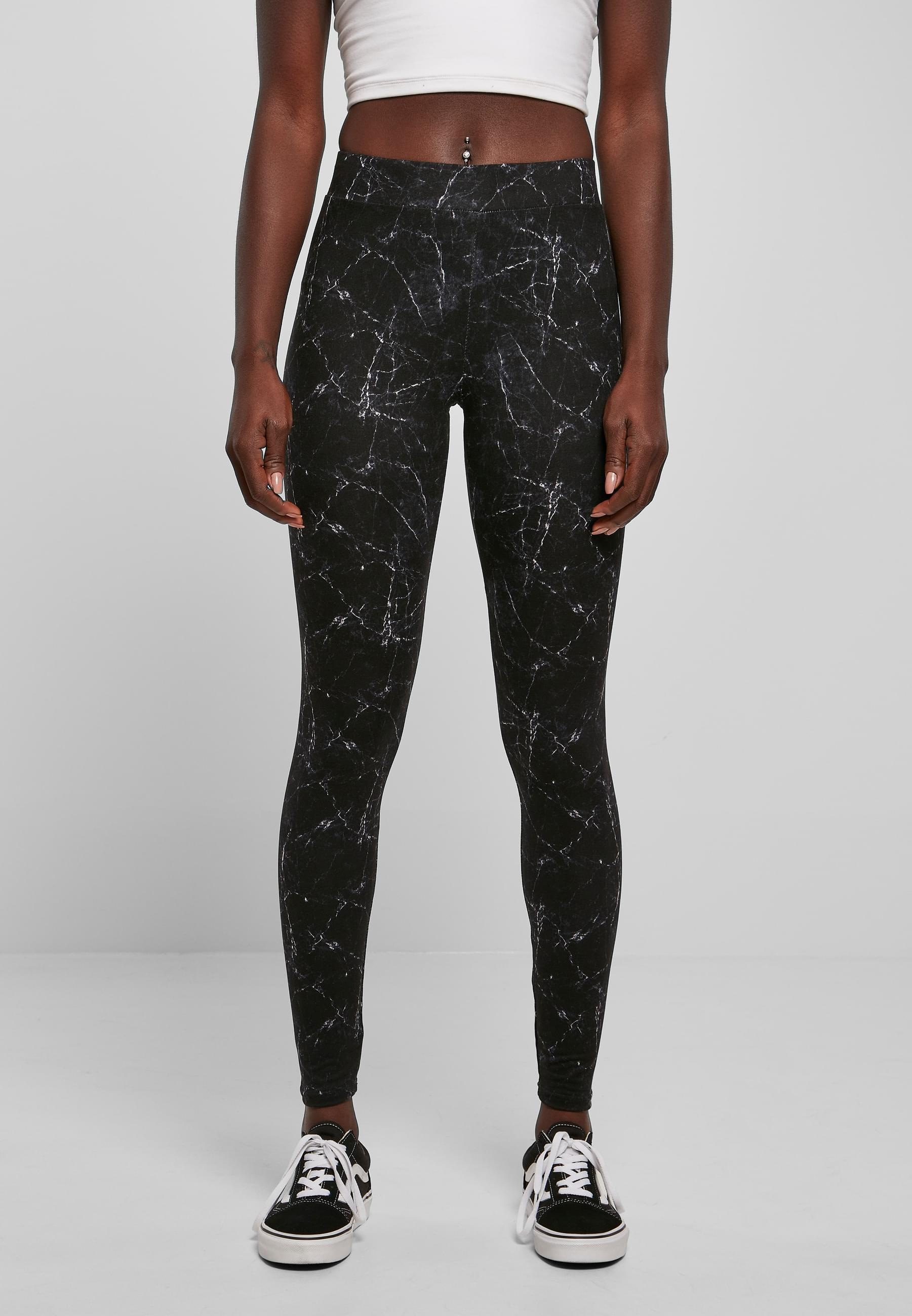 URBAN CLASSICS Leggings »Urban Classics Damen Ladies Soft AOP Leggings«, (1 tlg.)