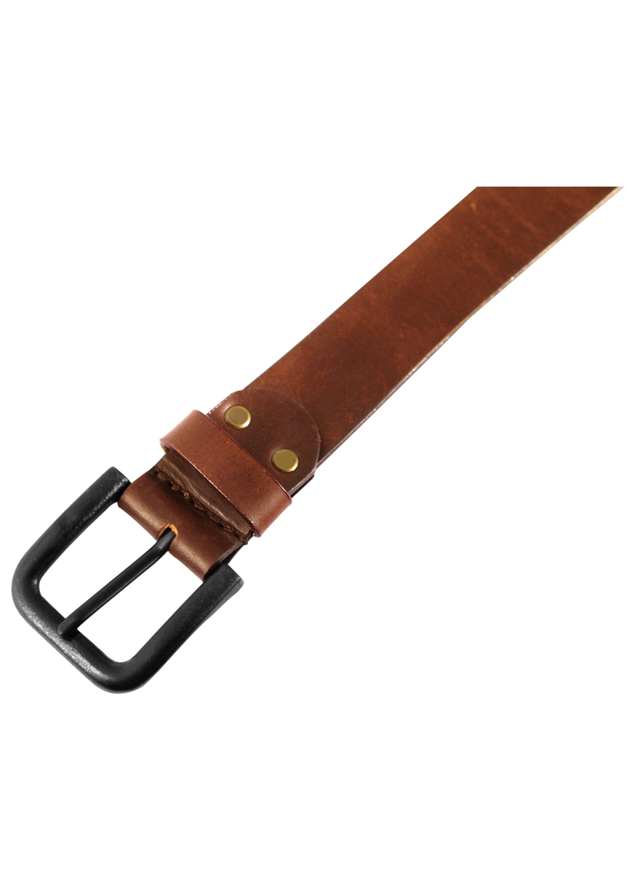 Leonardo Verrelli Ledergürtel »80 cm - 150 cm (Bundweite) in Braun aus 100% Echtleder, kürzbar,«