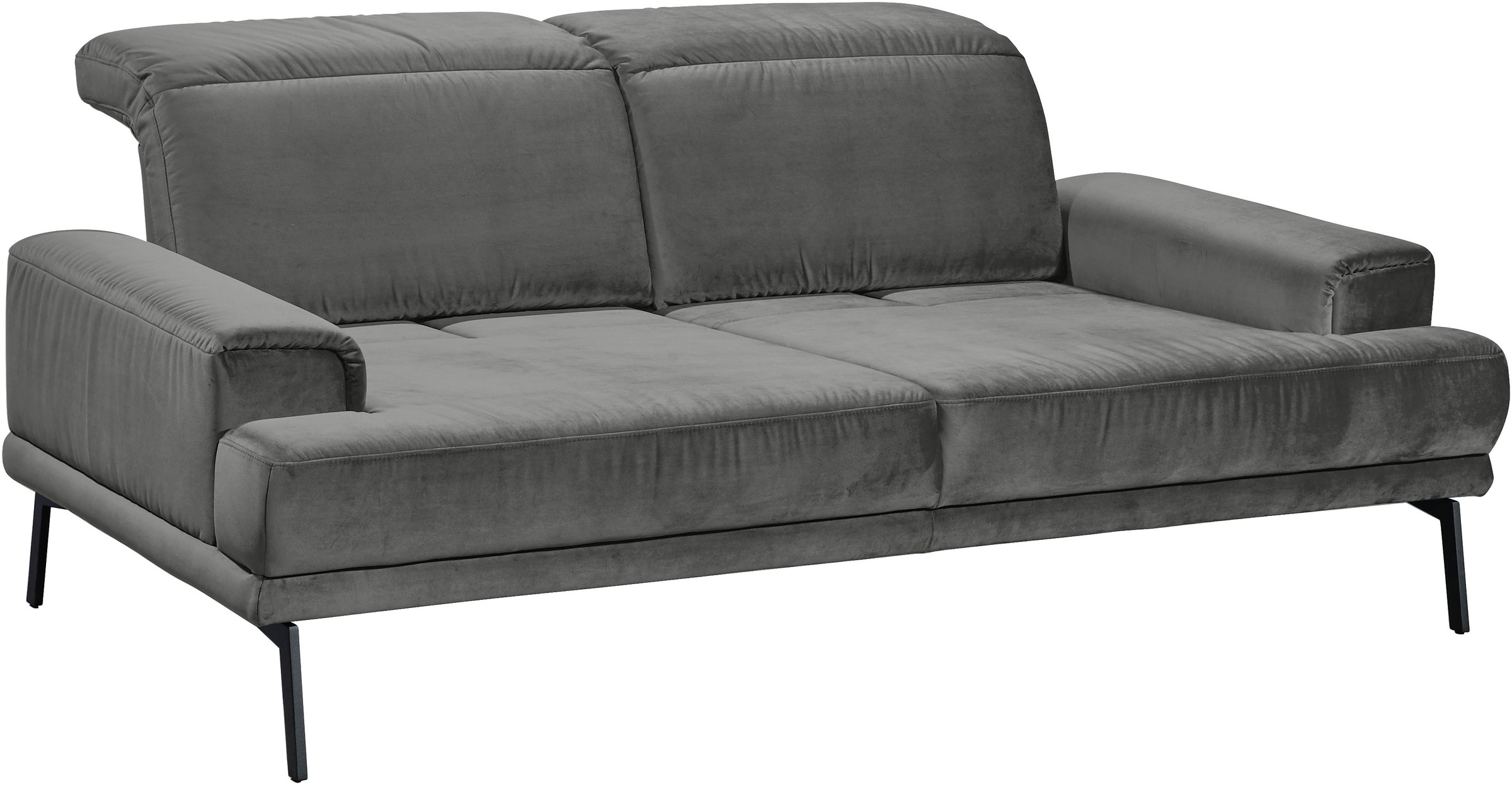 Musterring 2-Sitzer »MR 4580«, inkl. Kopf- und Sitztiefenverstellung, Fuß schwarz, B198 x T103 cm