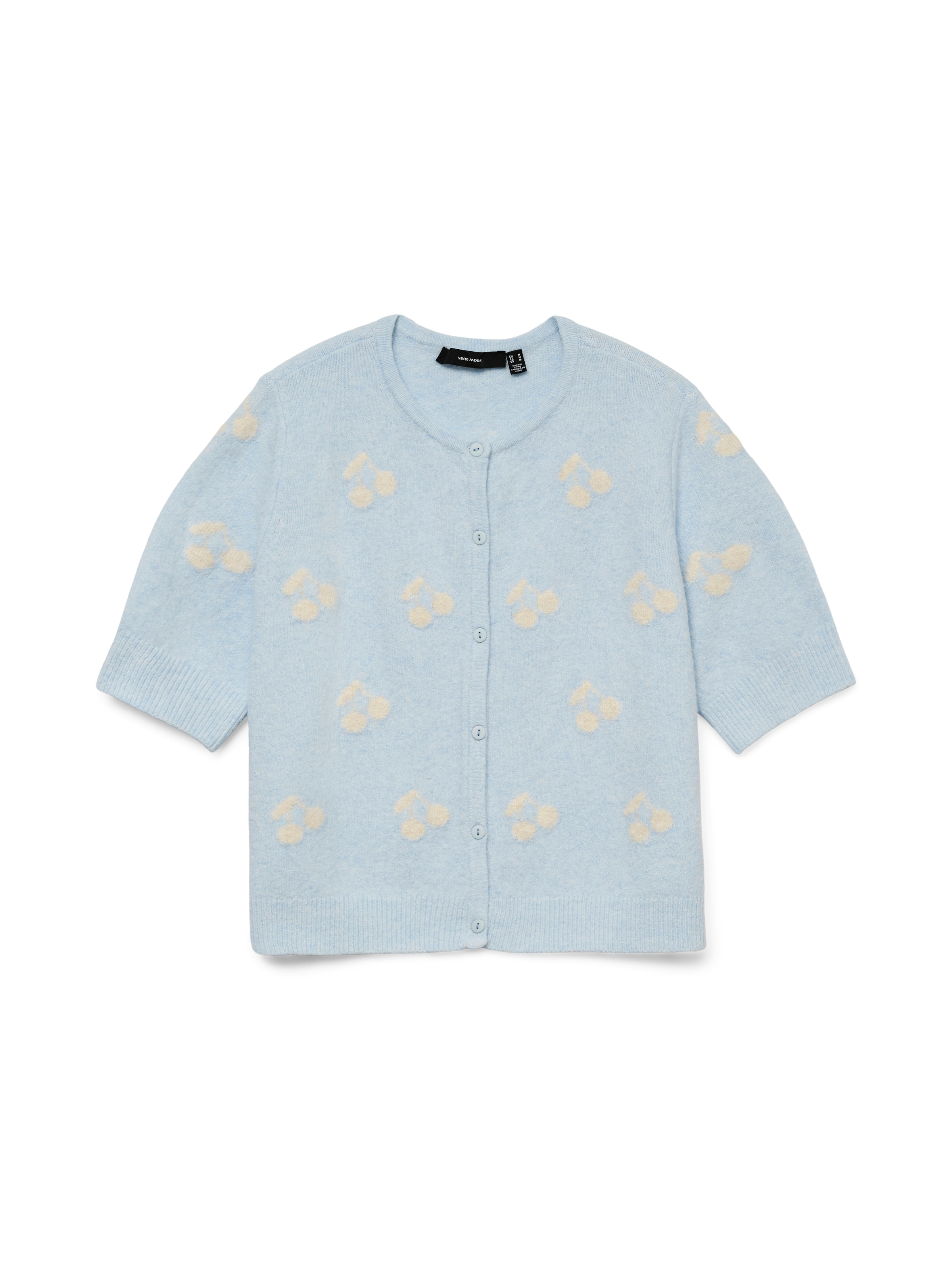 Vero Moda Strickjacke »VMDOFFY INTARSIA 2/4 O-NCK CARDIGAN NOOS«