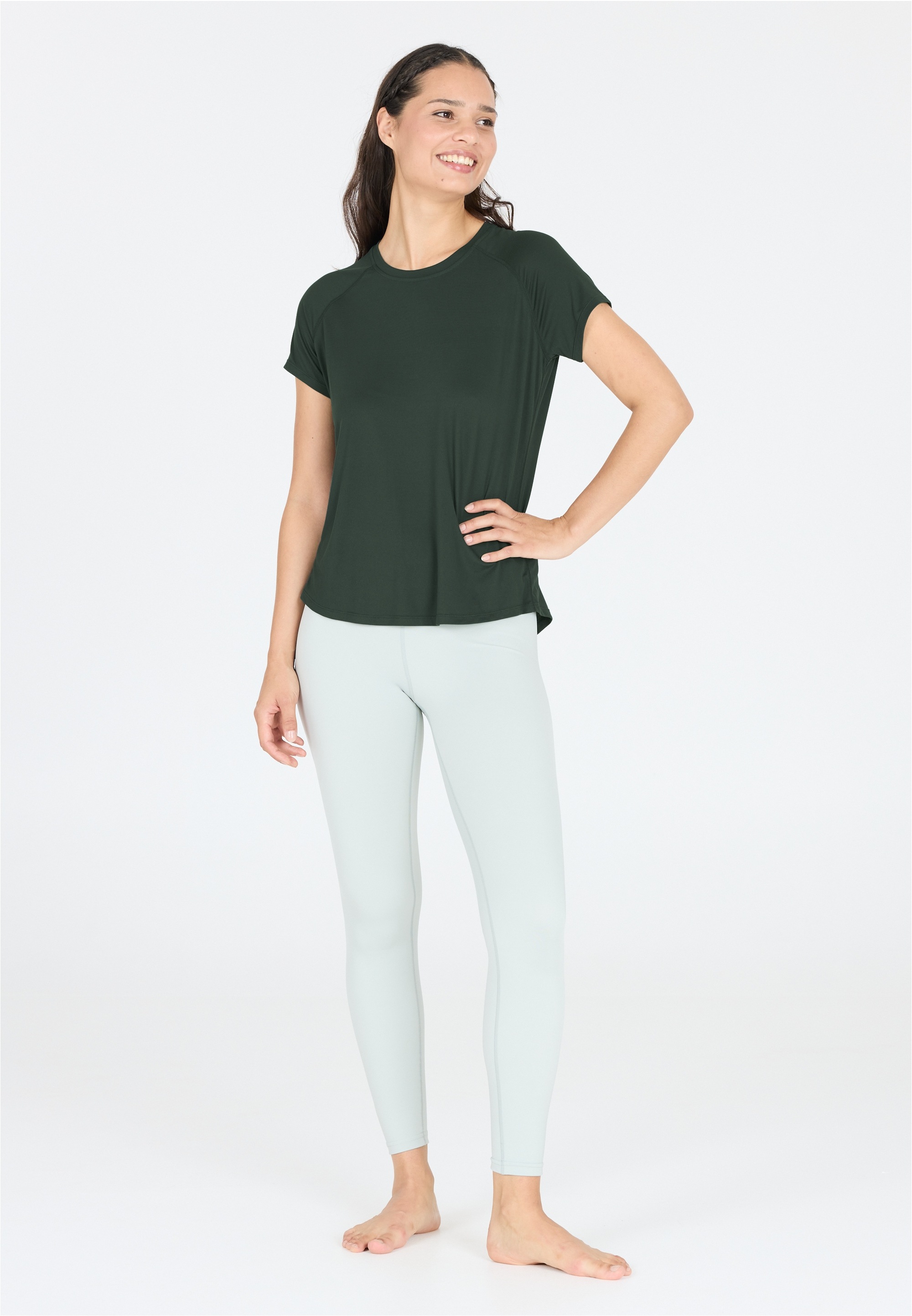 ATHLECIA Fleeceshirt »Gaina«, aus weichem Material mit recycelten Anteilen