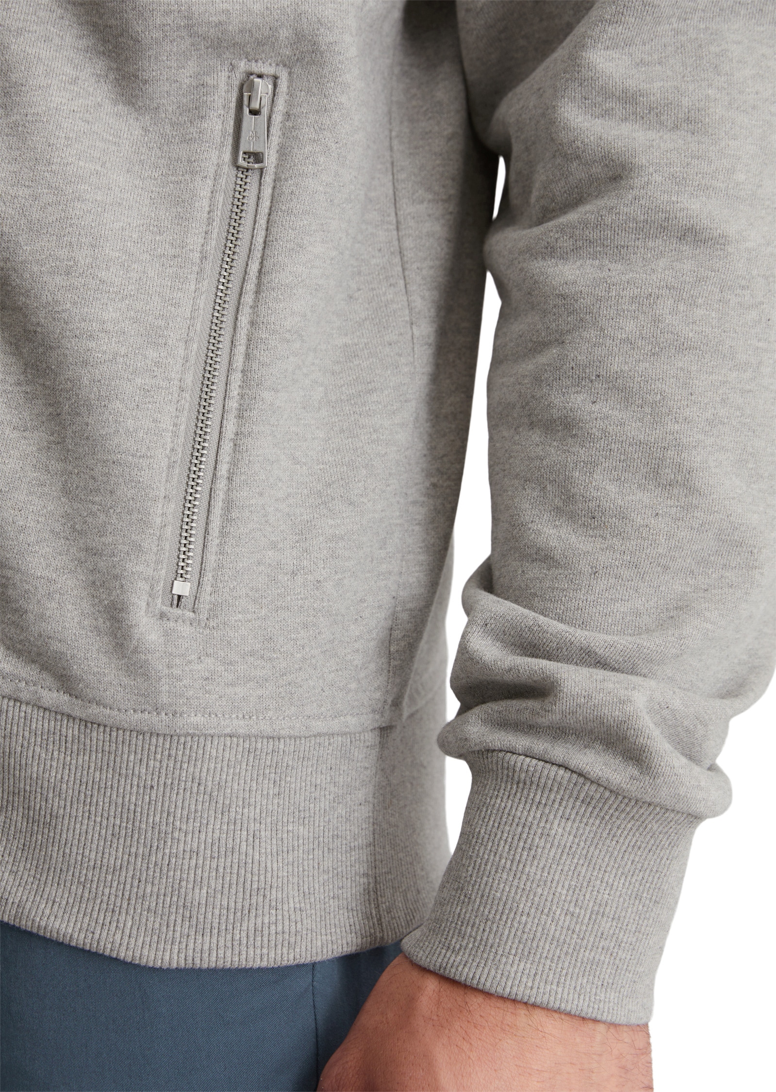 Marc O'Polo Sweatjacke »aus reiner Bio-Baumwolle«