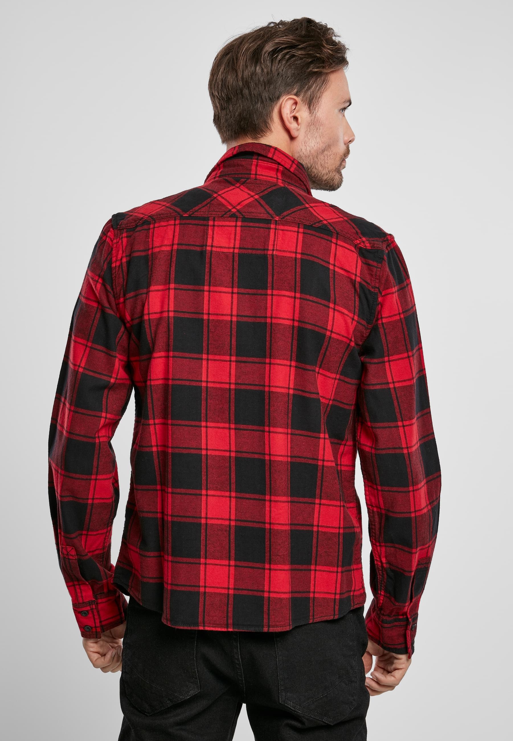 Brandit Langarmhemd »Brandit Herren Checked Shirt«, (1 tlg.)