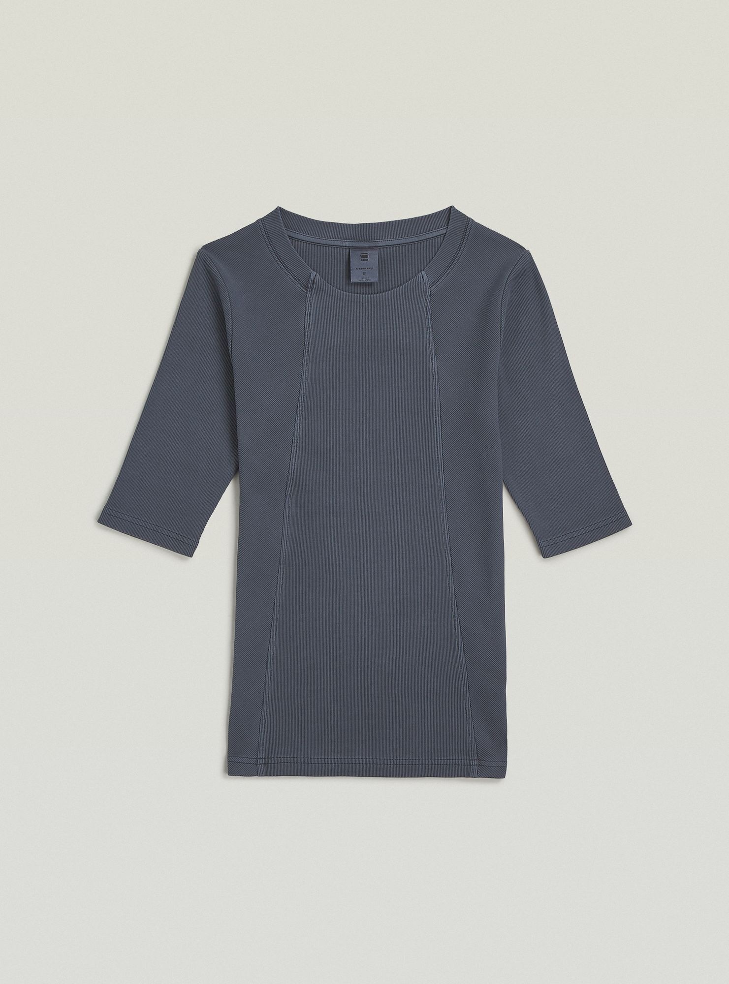 G-STAR T-Shirt »Washed A-Line Slim Rib T-Shirt«