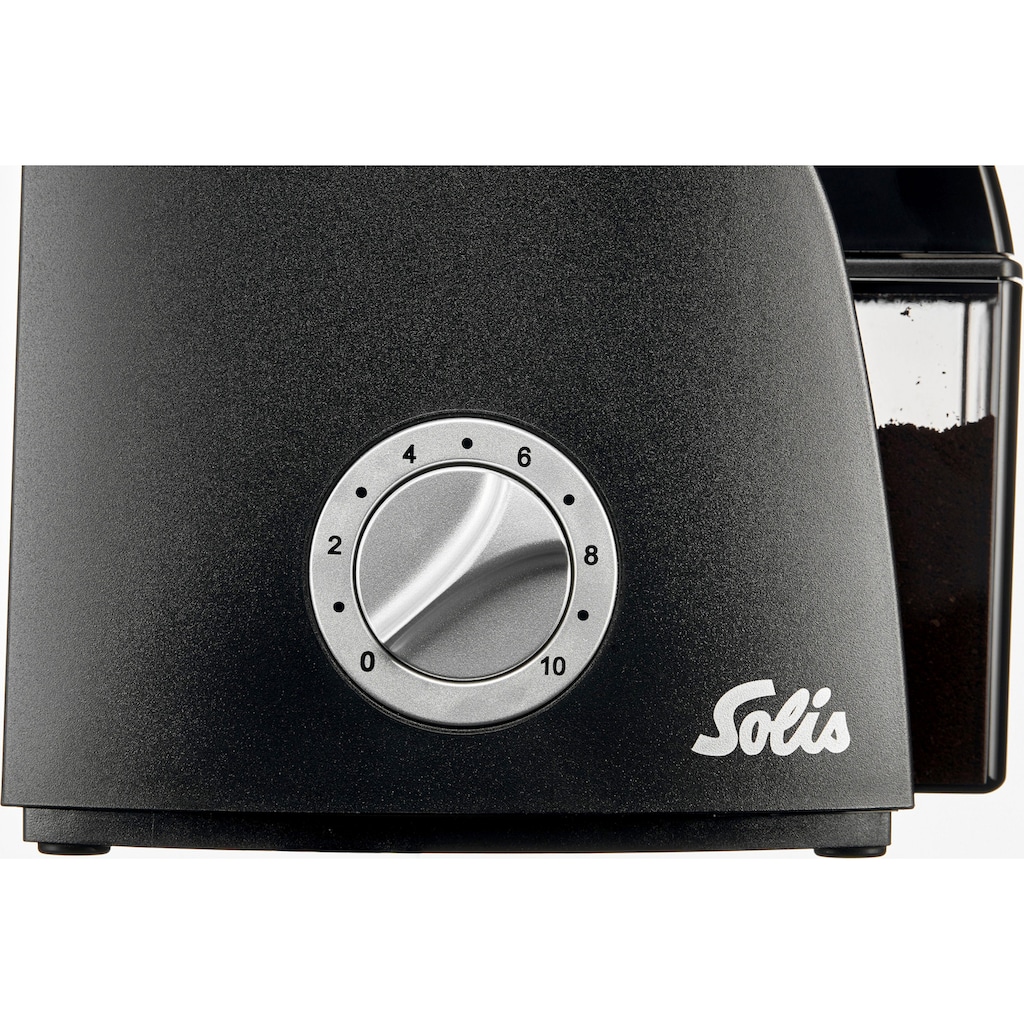 SOLIS OF SWITZERLAND Kaffeemühle »Scala Zero Static«, 135 W, Kegelmahlwerk, 300 g Bohnenbehälter