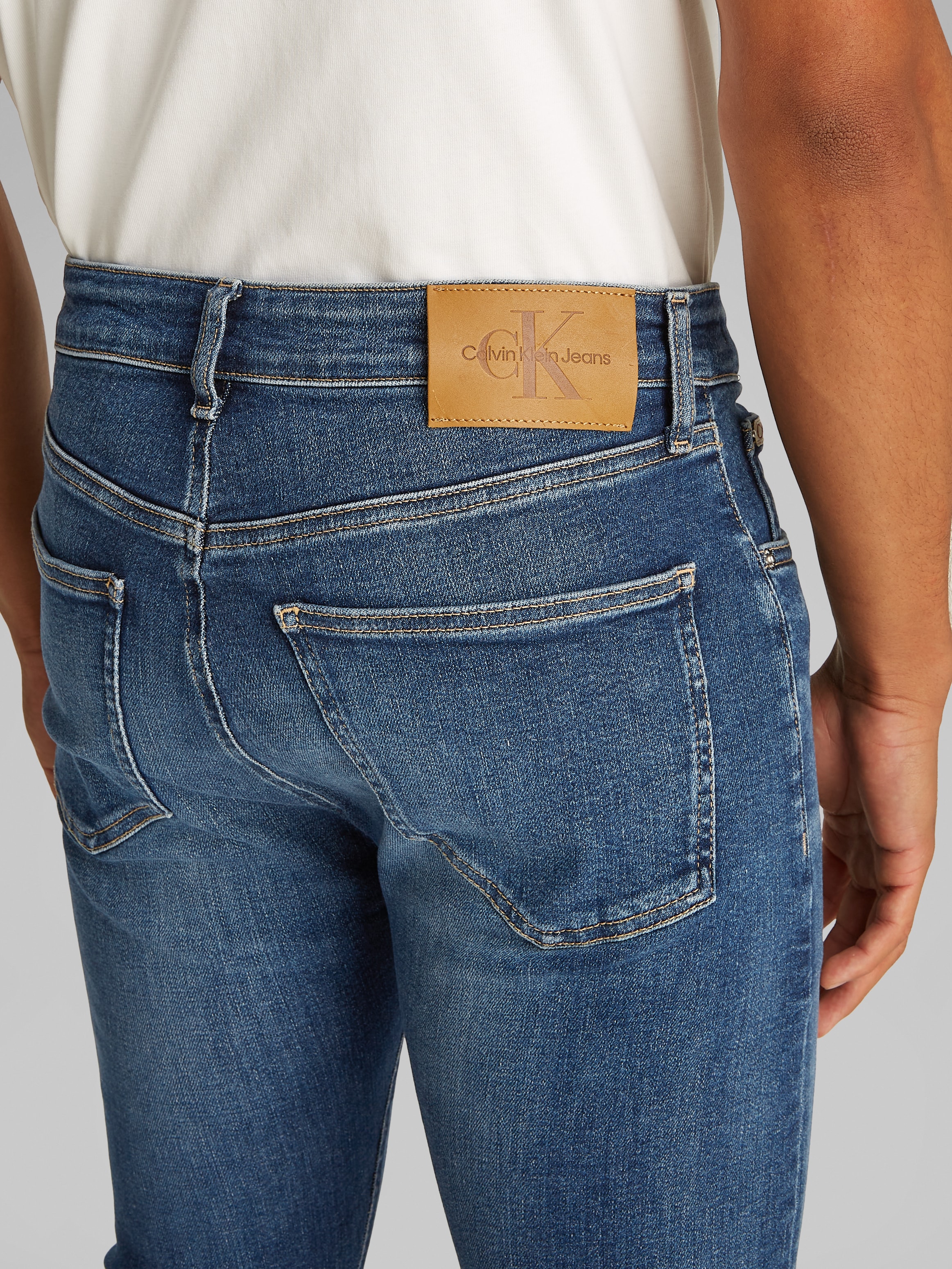 Calvin Klein Jeans Skinny-fit-Jeans "SKINNY", im minimalistischen Look günstig online kaufen