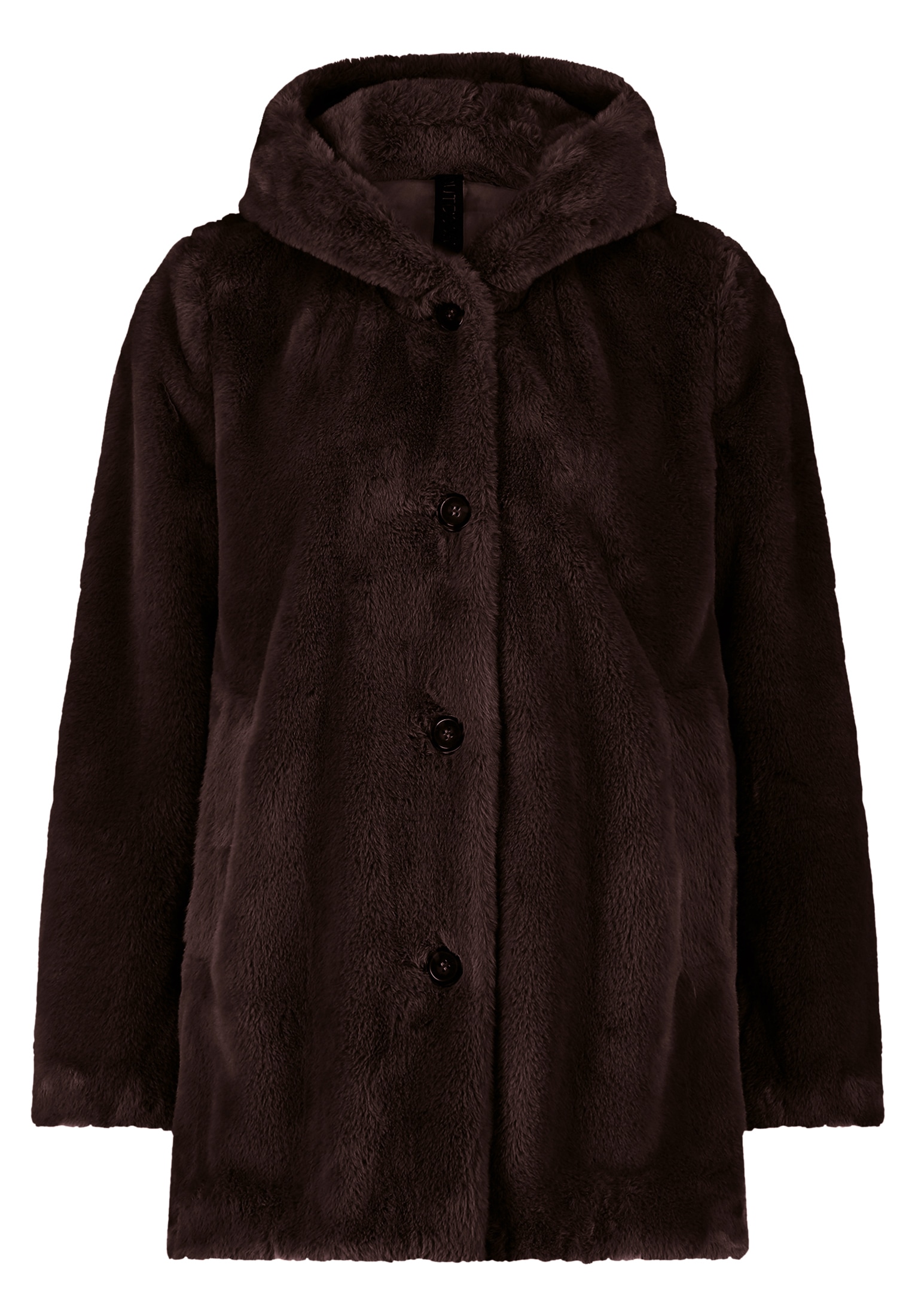 Betty Barclay Plüschjacke »Betty Barclay Damen Plüschjacke mit Kapuze«, mit Kapuze