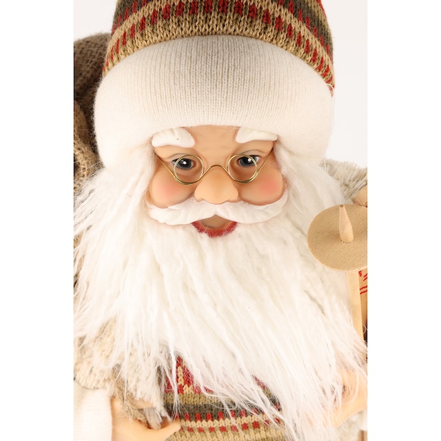 Myflair Möbel & Accessoires Weihnachtsmann »Weihnachtsdeko«, mit Skiern, Höhe  ca. 45 cm bestellen | BAUR