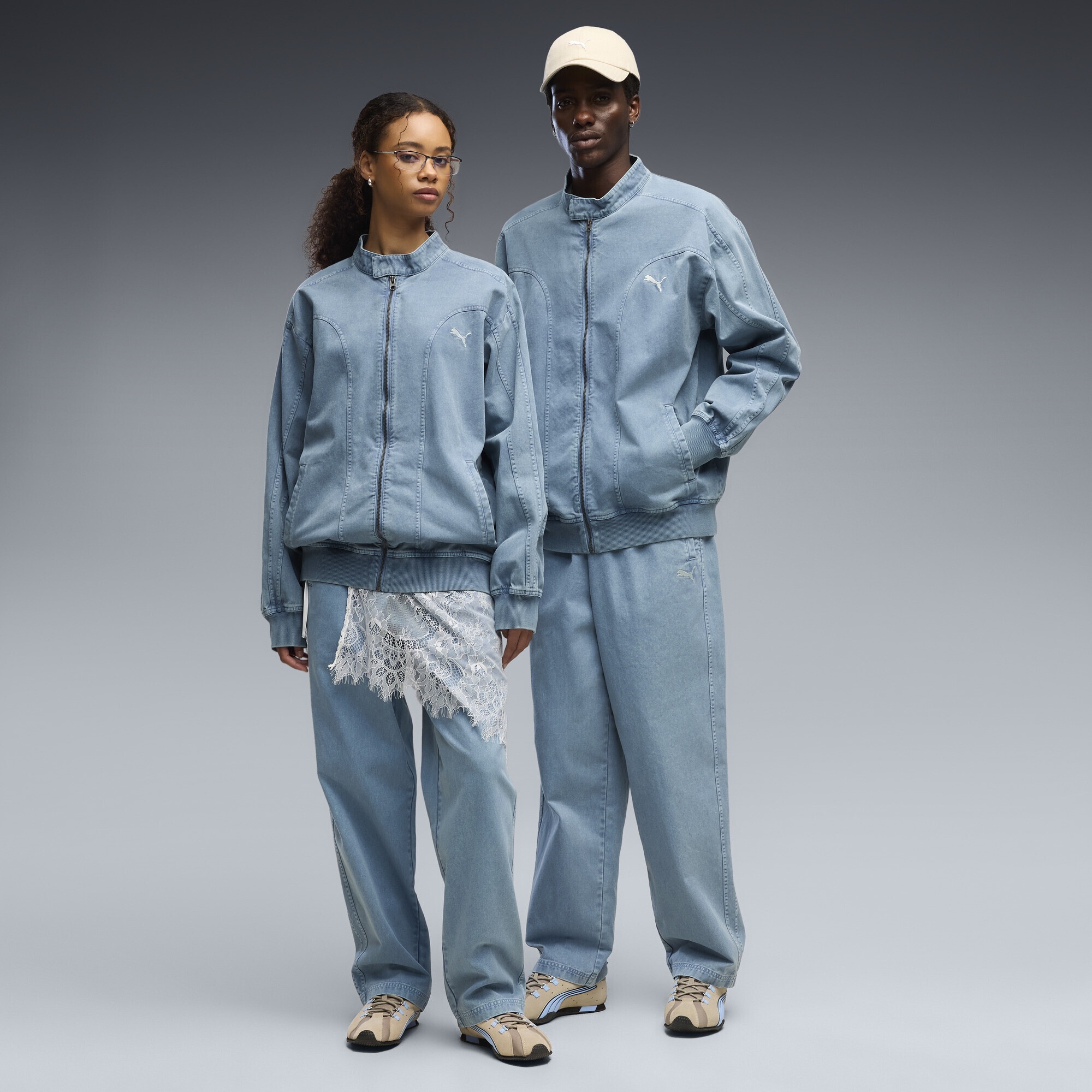 PUMA Sweatjacke »FUTURE.PUMA.ARCHIVE T7 Relaxed Washed Twill Trainingsjacke«