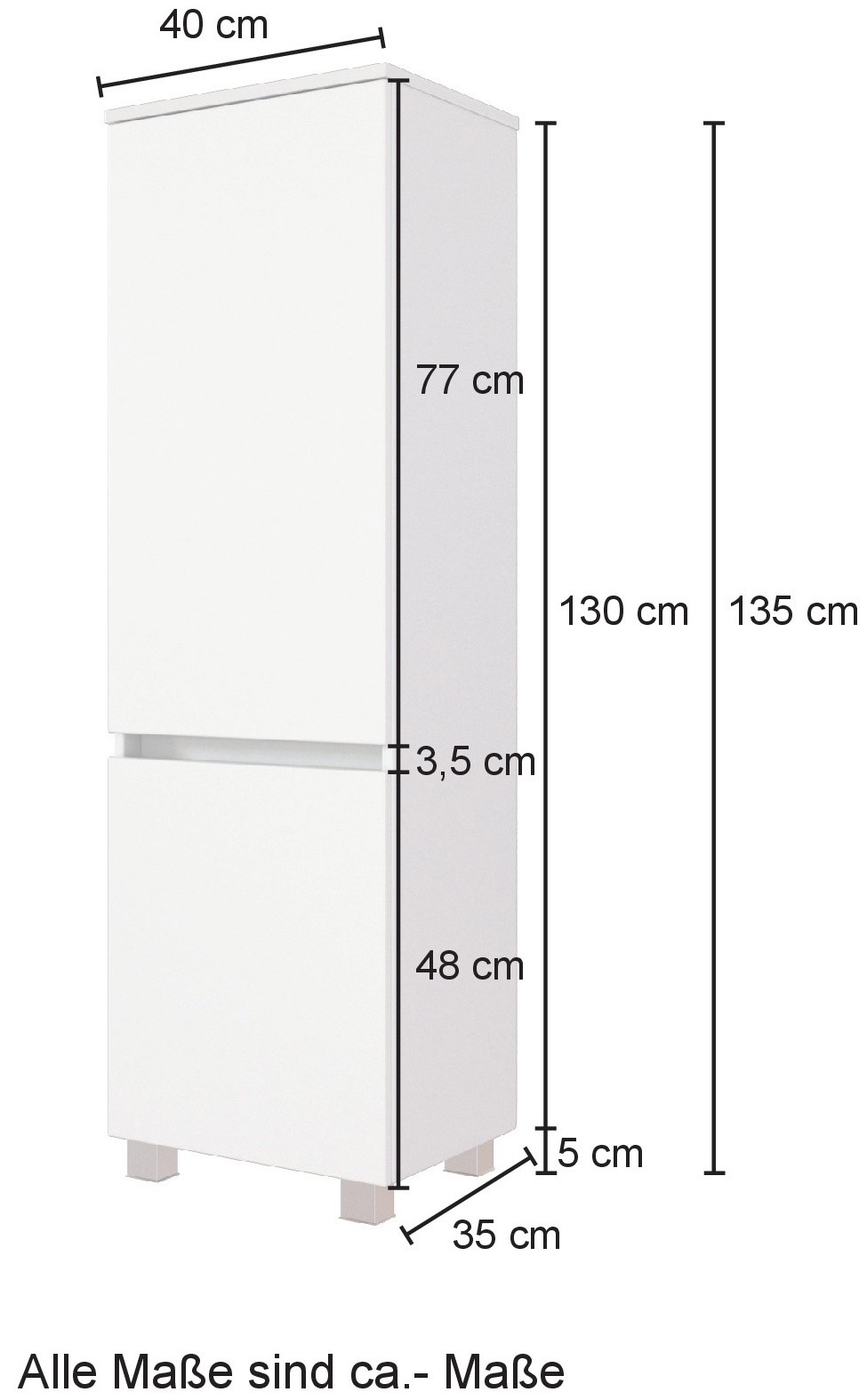 HELD MÖBEL Badezimmer-Set »Horki«, (Set, 4 St.), Breite 160 cm