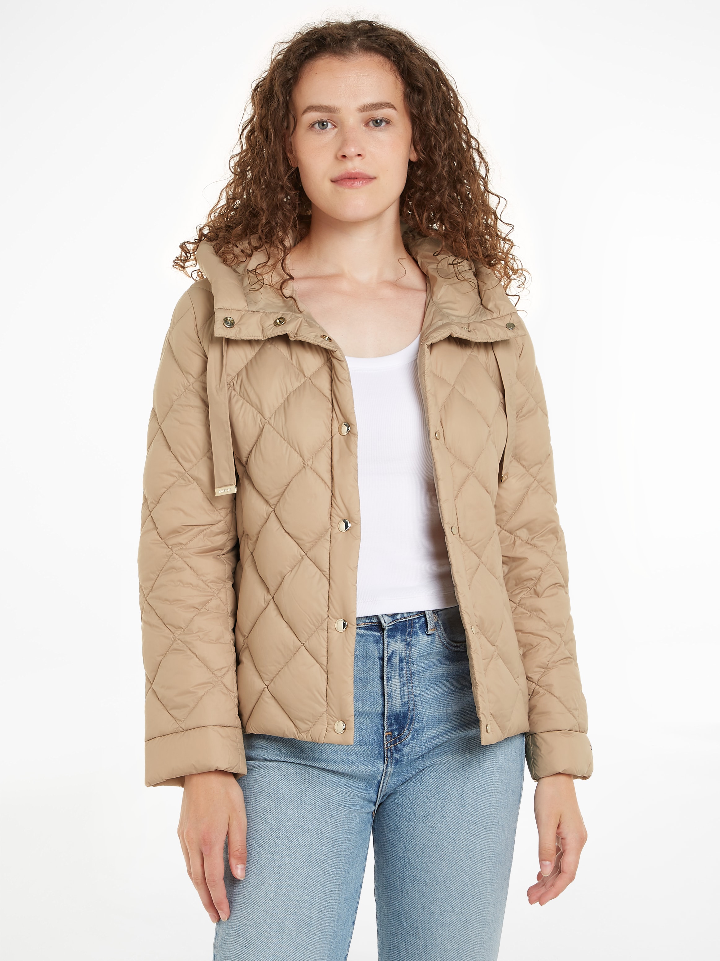 Tommy Hilfiger Steppjacke "CLASSIC LW DOWN QUILTED JACKET", mit Kapuze, mit günstig online kaufen