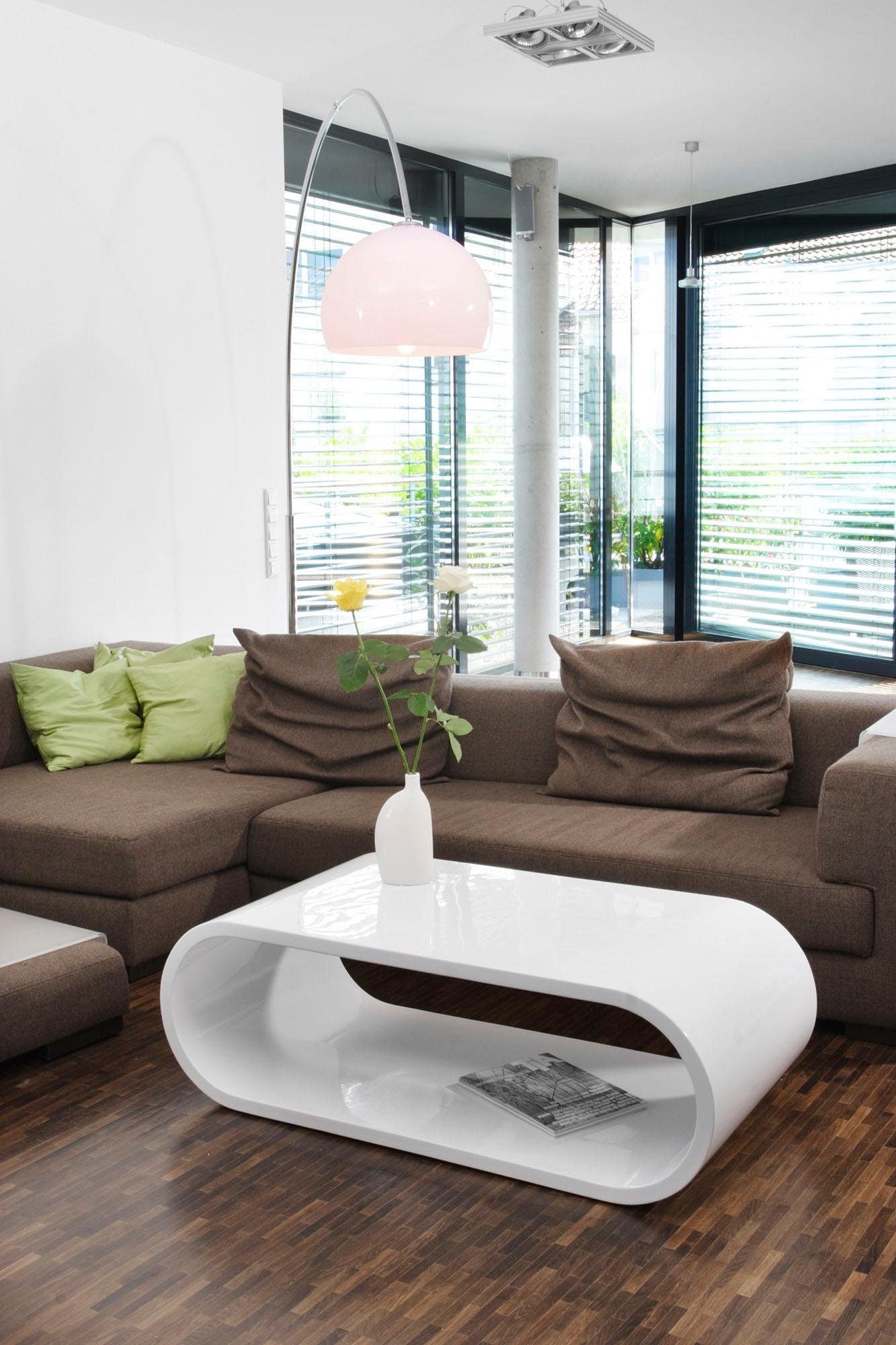 SalesFever Couchtisch, komplett aus hochwertigem Fiberglas