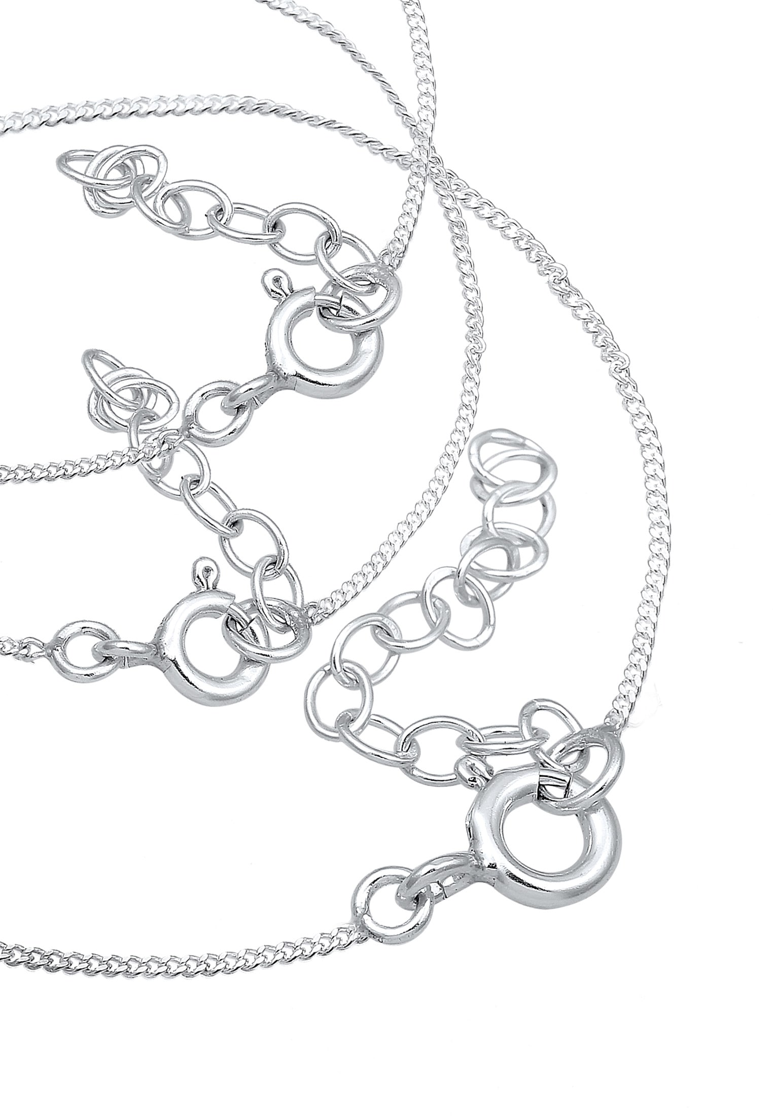 Elli Schmuckset »Feder Mutter Kind 3er Set 925 Sterling Silber«