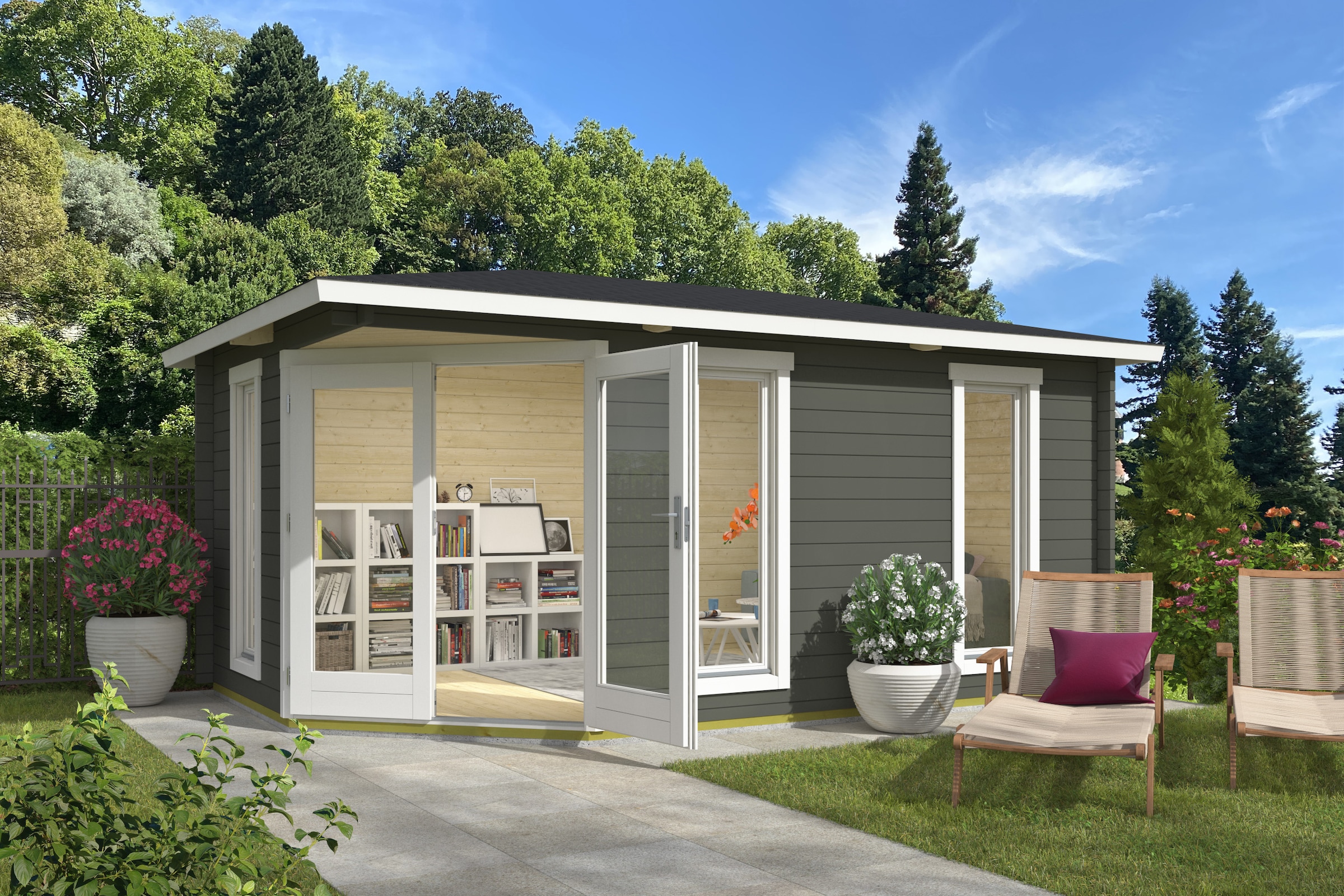 Nordic Holz Gartenhaus "EDINBURGH 2" günstig online kaufen