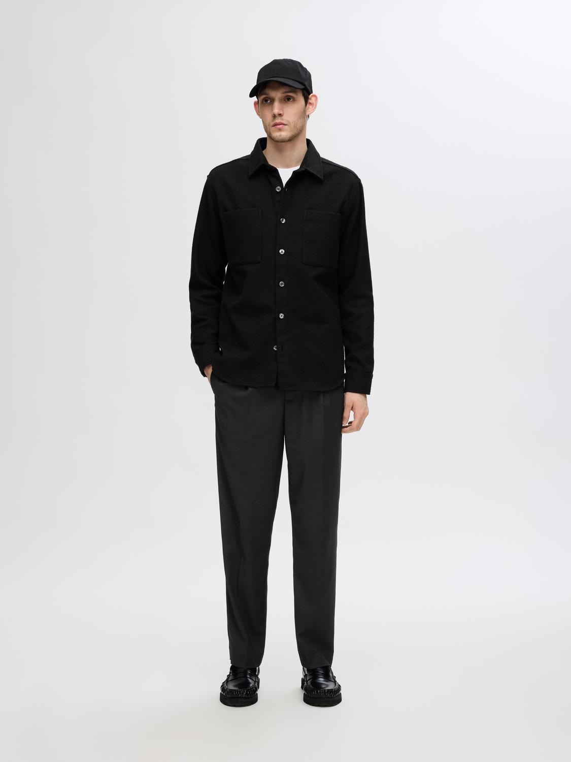 SELECTED HOMME Chinohose »SLH190-REG TAPERED LEROY PLEAT PANT NOOS«