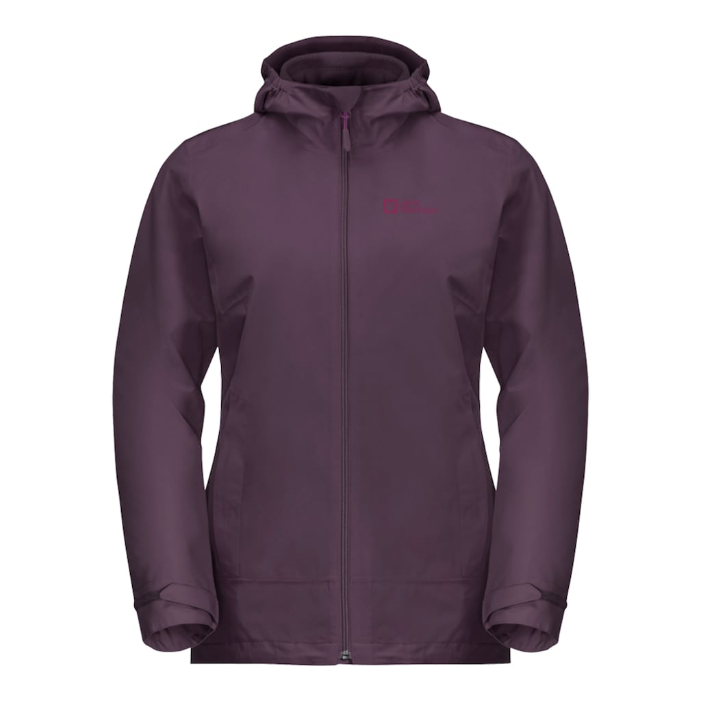 Jack Wolfskin 3-in-1-Funktionsjacke »MOONRISE 3IN1 JKT W«, (2 teilig), mit Kapuze