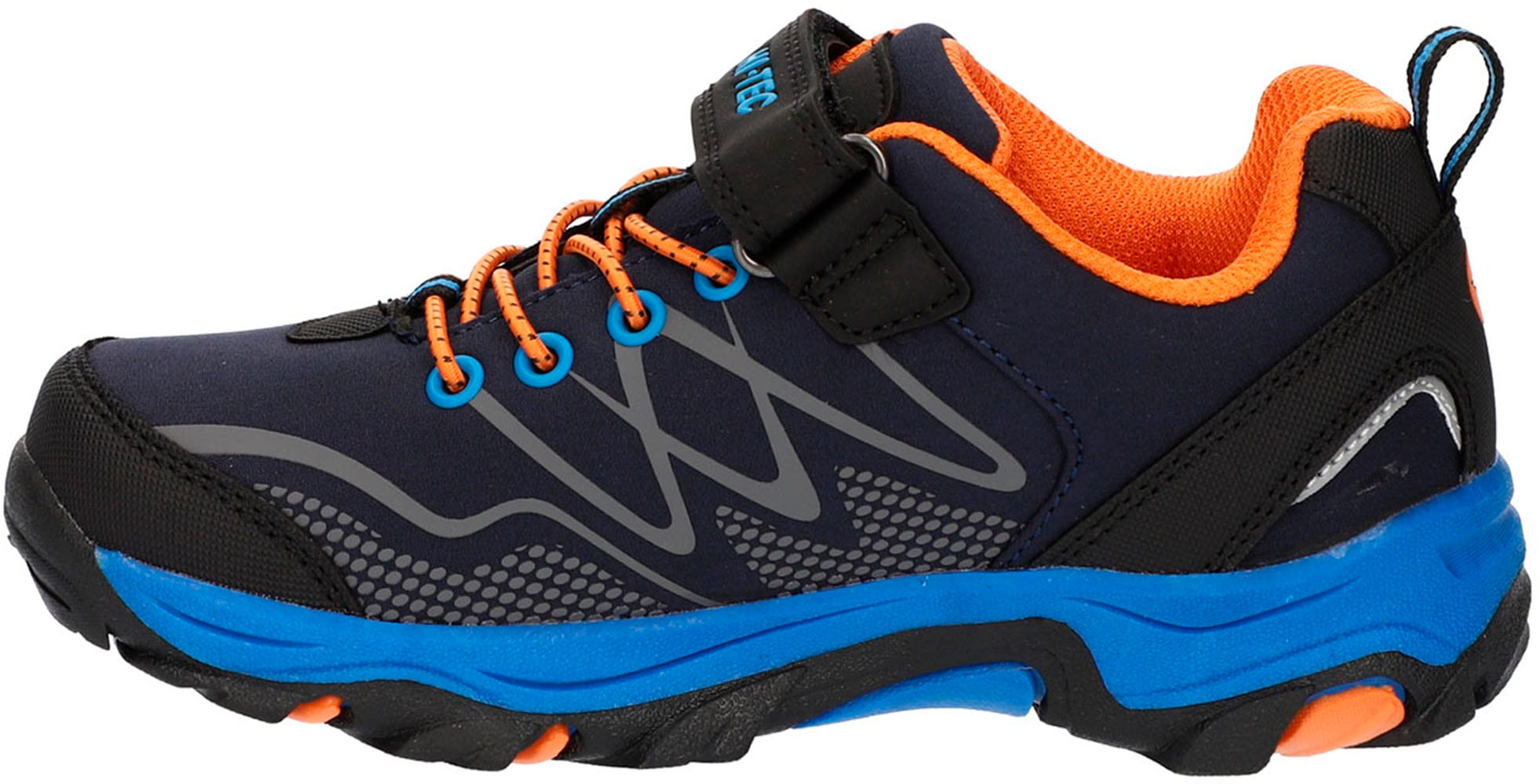 Hi-Tec Outdoorschuh »Hi-Tec Blackout Low Jr«, Klett-/Schnürkombination