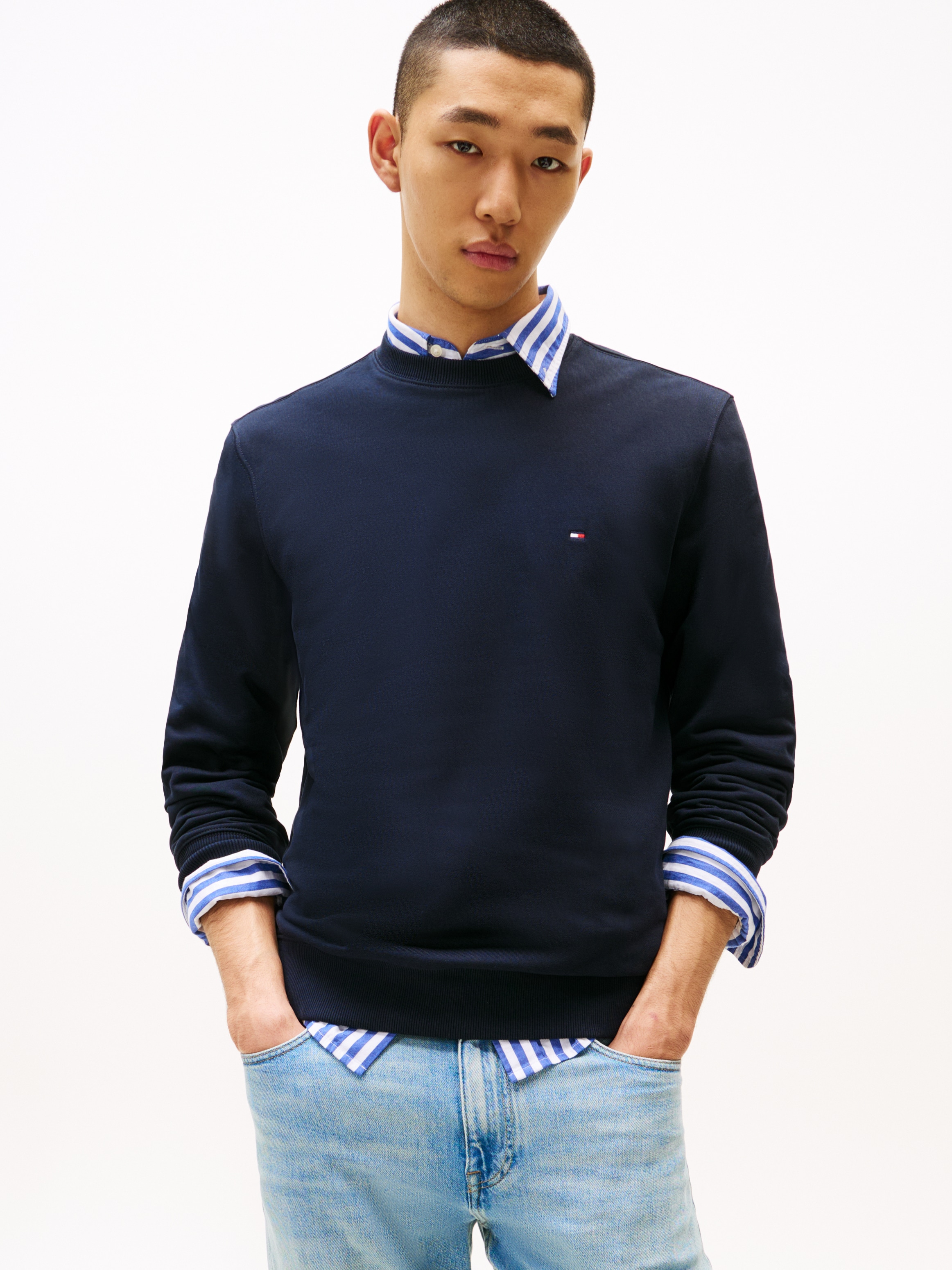 Tommy Hilfiger Sweatshirt "ESSENTIAL TERRY CREWNECK" günstig online kaufen
