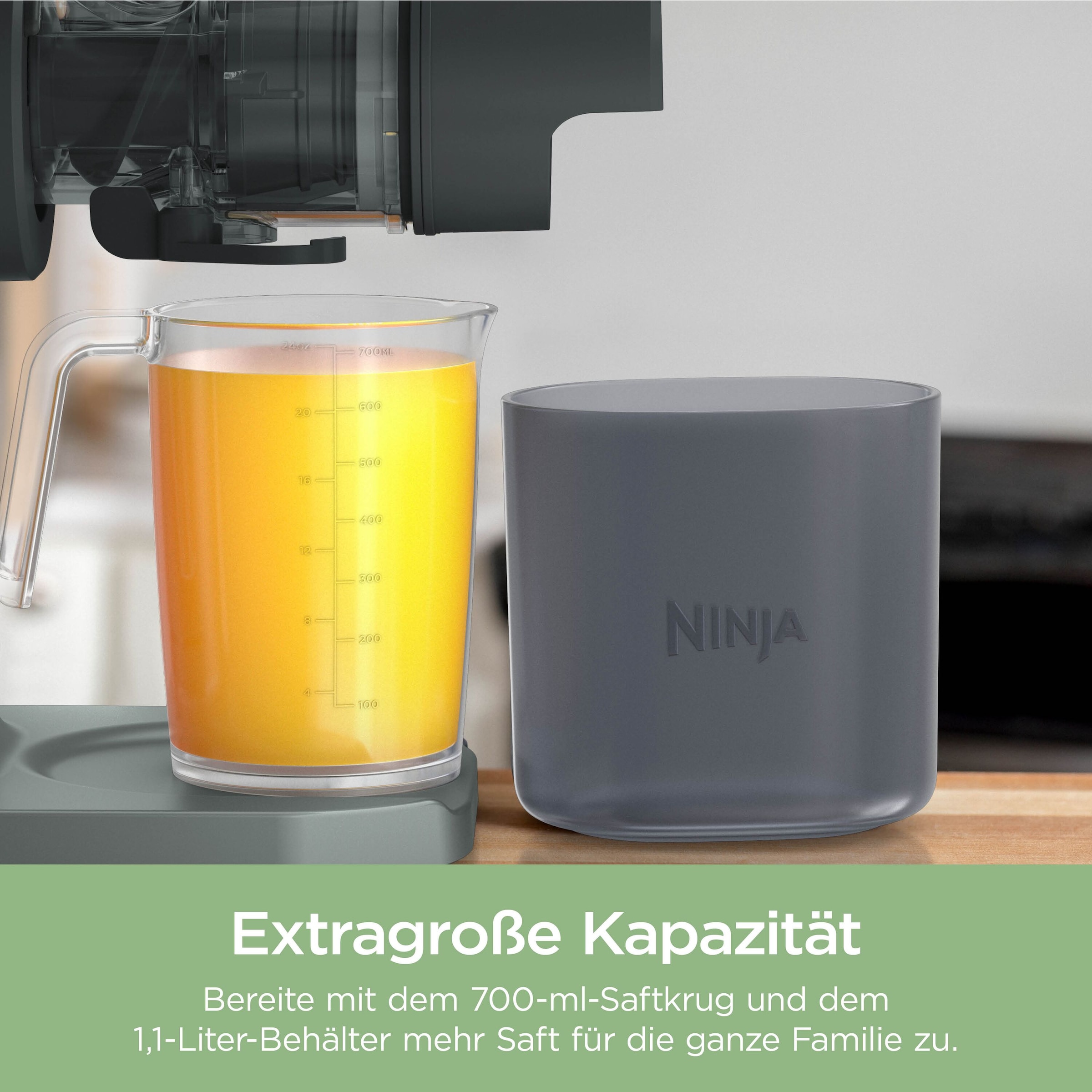 NINJA Entsafter »NeverClog Kaltentsafter« 150 W vielseitigen Ninja 3-in-1 Kaltentsafter