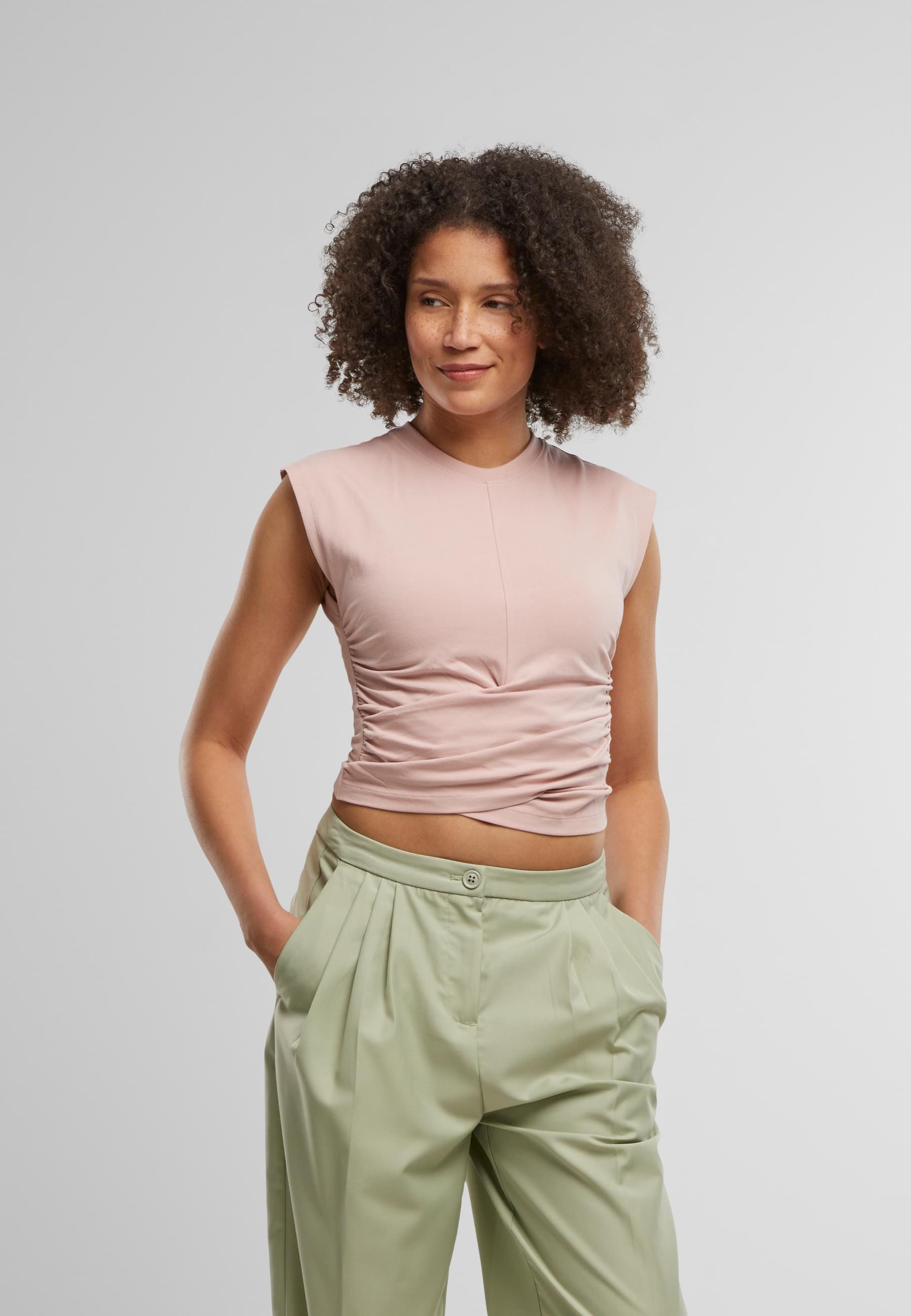 URBAN CLASSICS Stoffhose »Urban Classics Ladies Wide Leg Pants«, (1 tlg.)