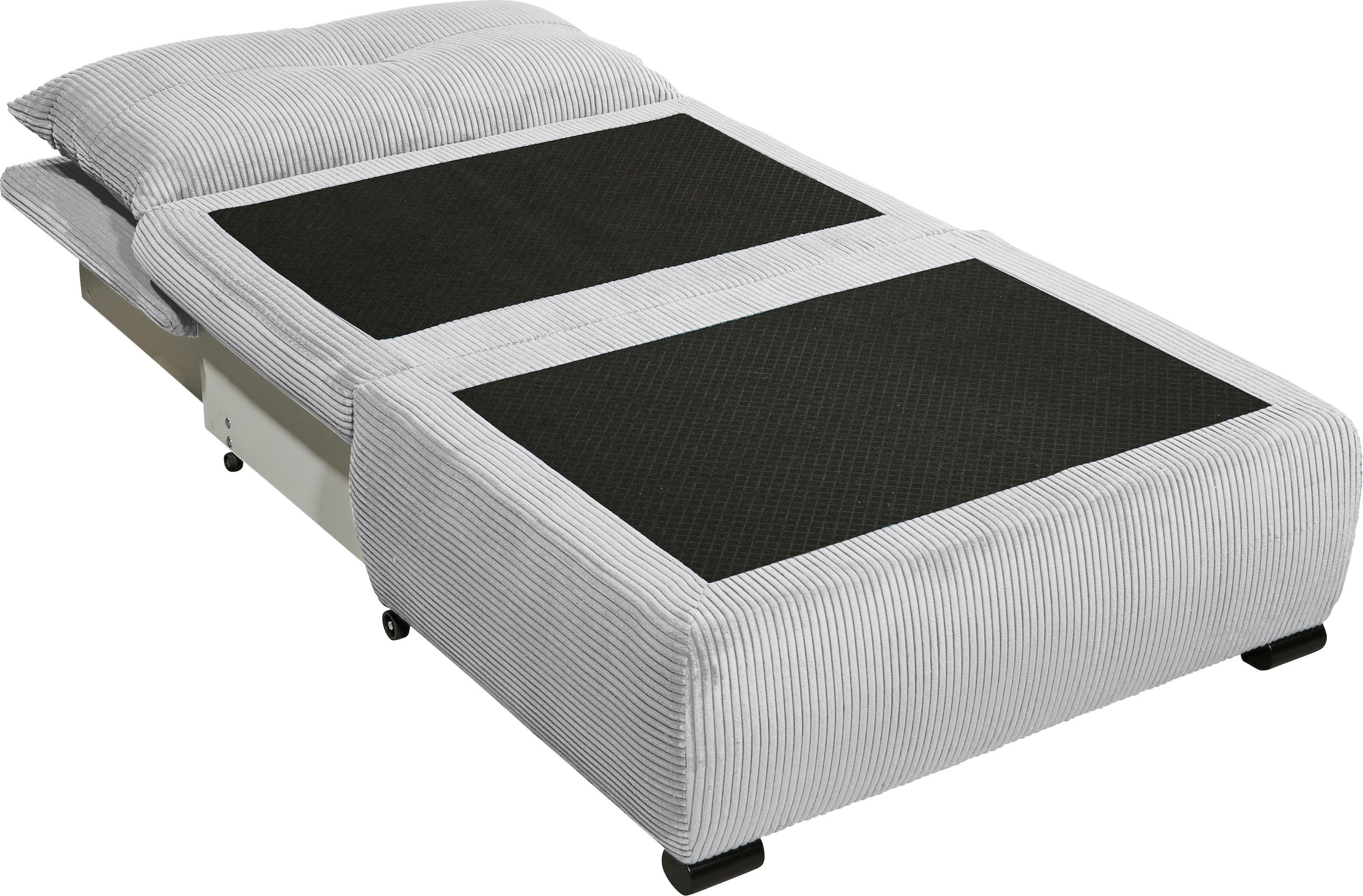 ED EXCITING DESIGN Schlafsofa »Charlie«, Schlafsessel mit Bettkasten & 1 Rückenkissen