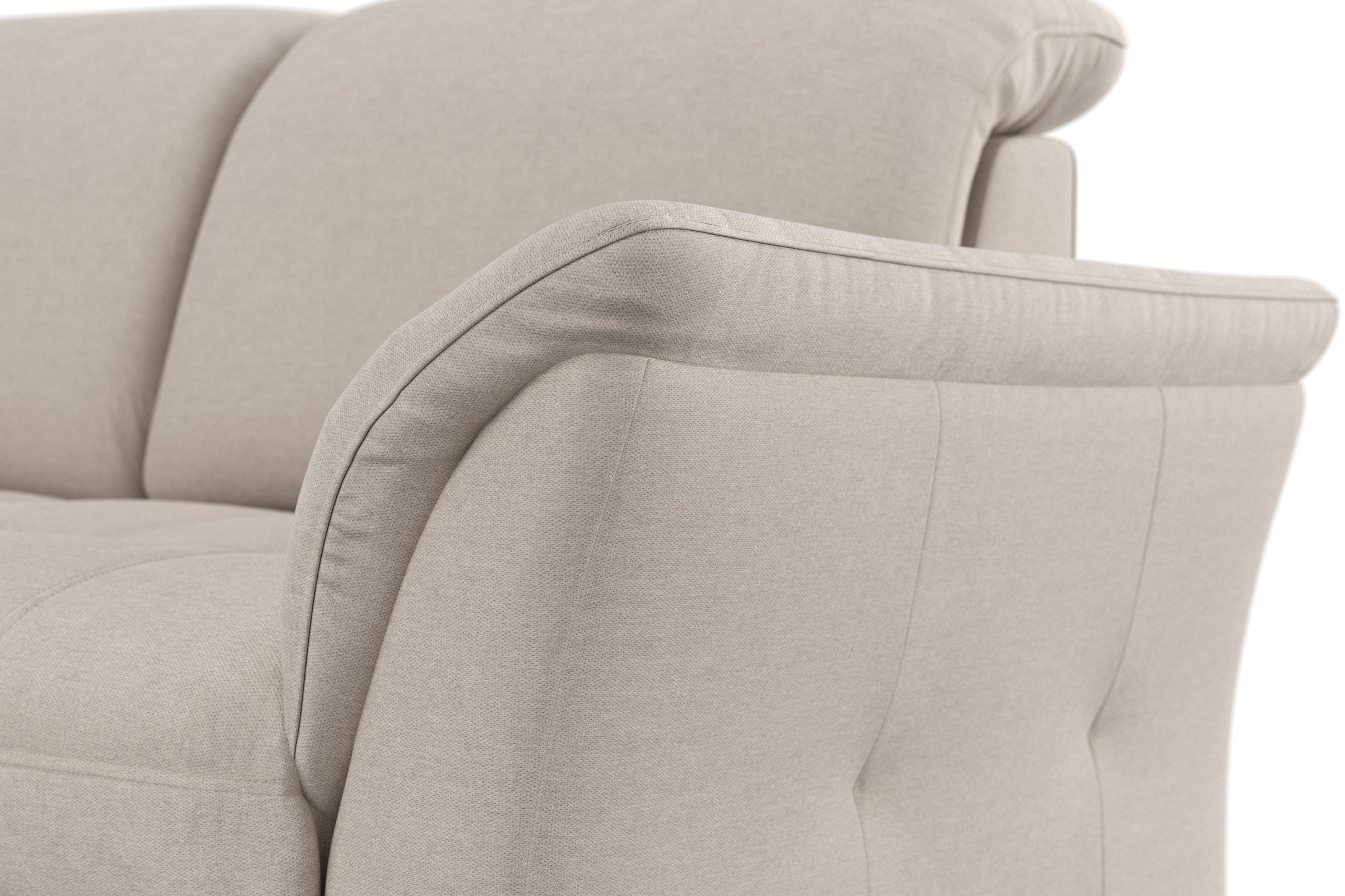 sit&more Ecksofa »Maggiore L-Form«, wahlweise mit Kopfteilverstellung, Bettfunktion und Bettkasten