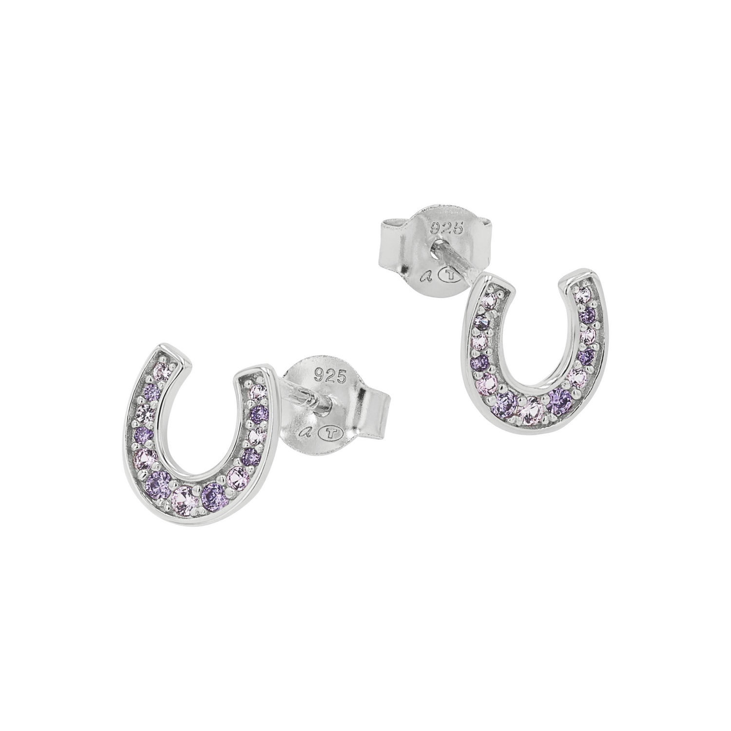 TOM TAILOR Paar Ohrstecker »Schmuck Geschenk Silber 925 Hufeisen« mit Zirkonia (synth.)