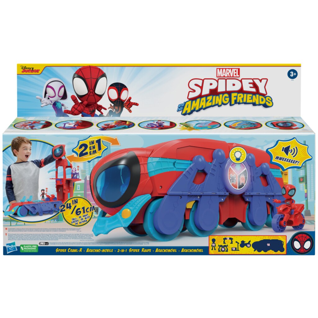 Hasbro Spielwelt »Marvel Spidey and His Amazing Friends 2-in-1 Spider Raupe«