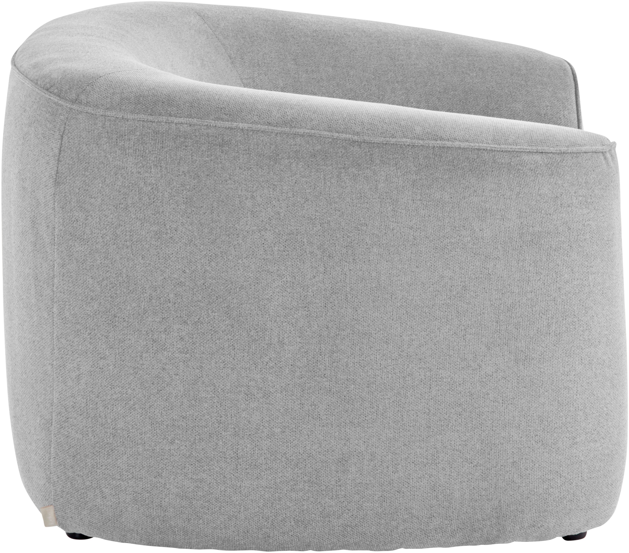 LeGer Home by Lena Gercke Sessel »LYZA Relaxsessel, Loungesessel, Maße B/T/H: 113/95/71 cm«, organische Form, mit Wellenunterfederung, gemütlich und modern
