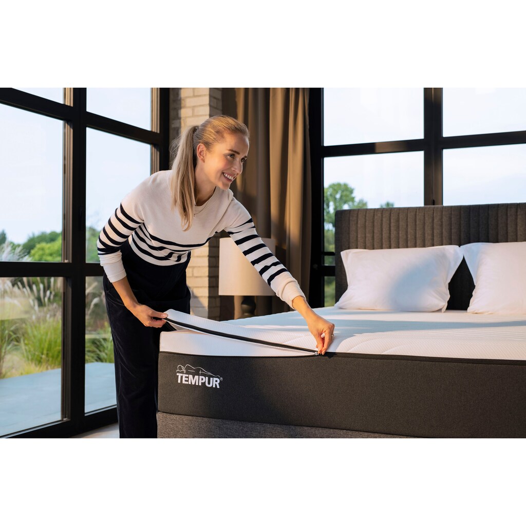 Tempur Visco-Matratze »TEMPUR PRO Plus CoolQuilt Medium Firm Hybrid Visco-Matratze«, 27 cm hoch, (1 St., 1-tlg.), TEMPUR® NEUHEITEN: Matratze bekannt aus dem TV! Tempur Matratze