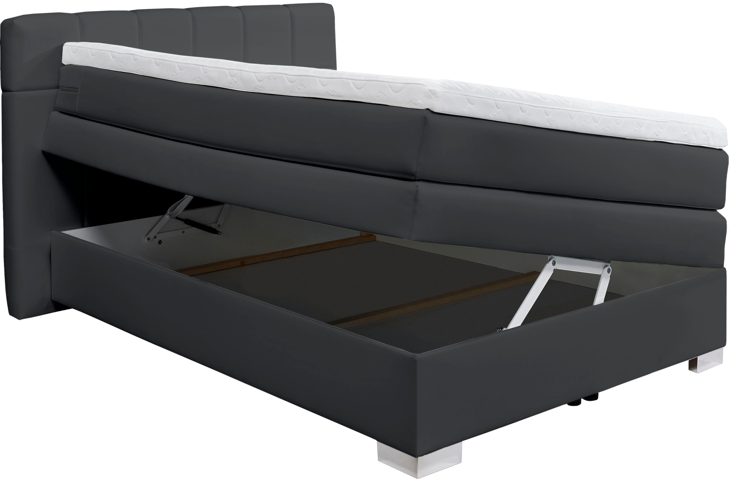 INOSIGN Boxspringbett »Airdrie«, inkl. Bettkasten und Topper