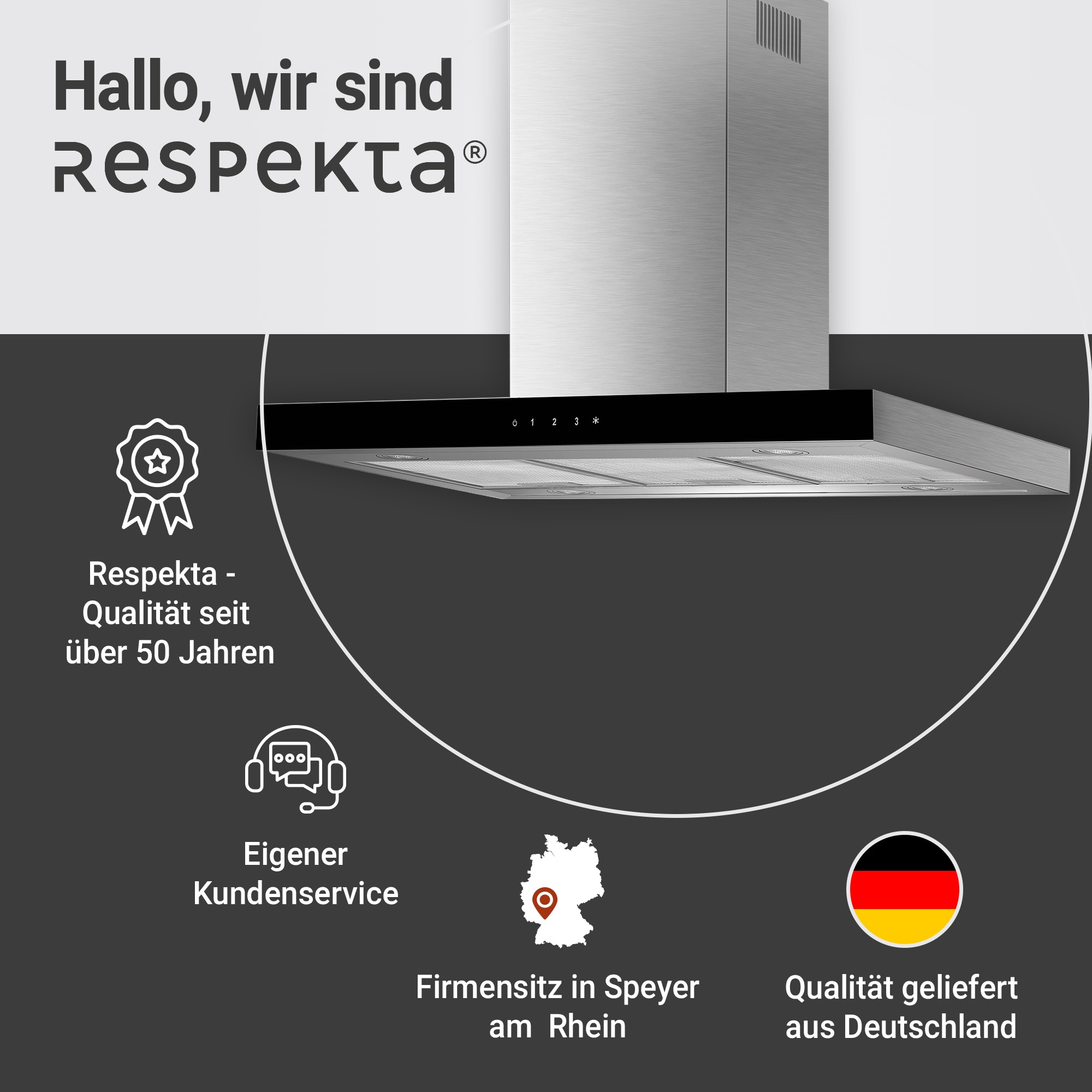 RESPEKTA Inselhaube »CH 44099 GISAM«, Serie Cara