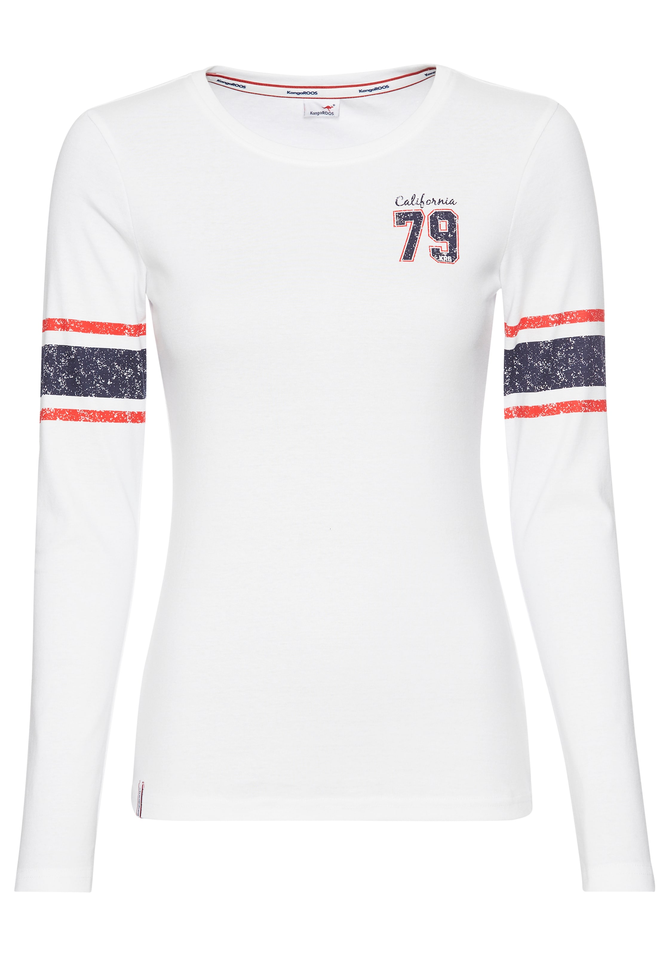 KangaROOS Langarmshirt, im sportiven Look