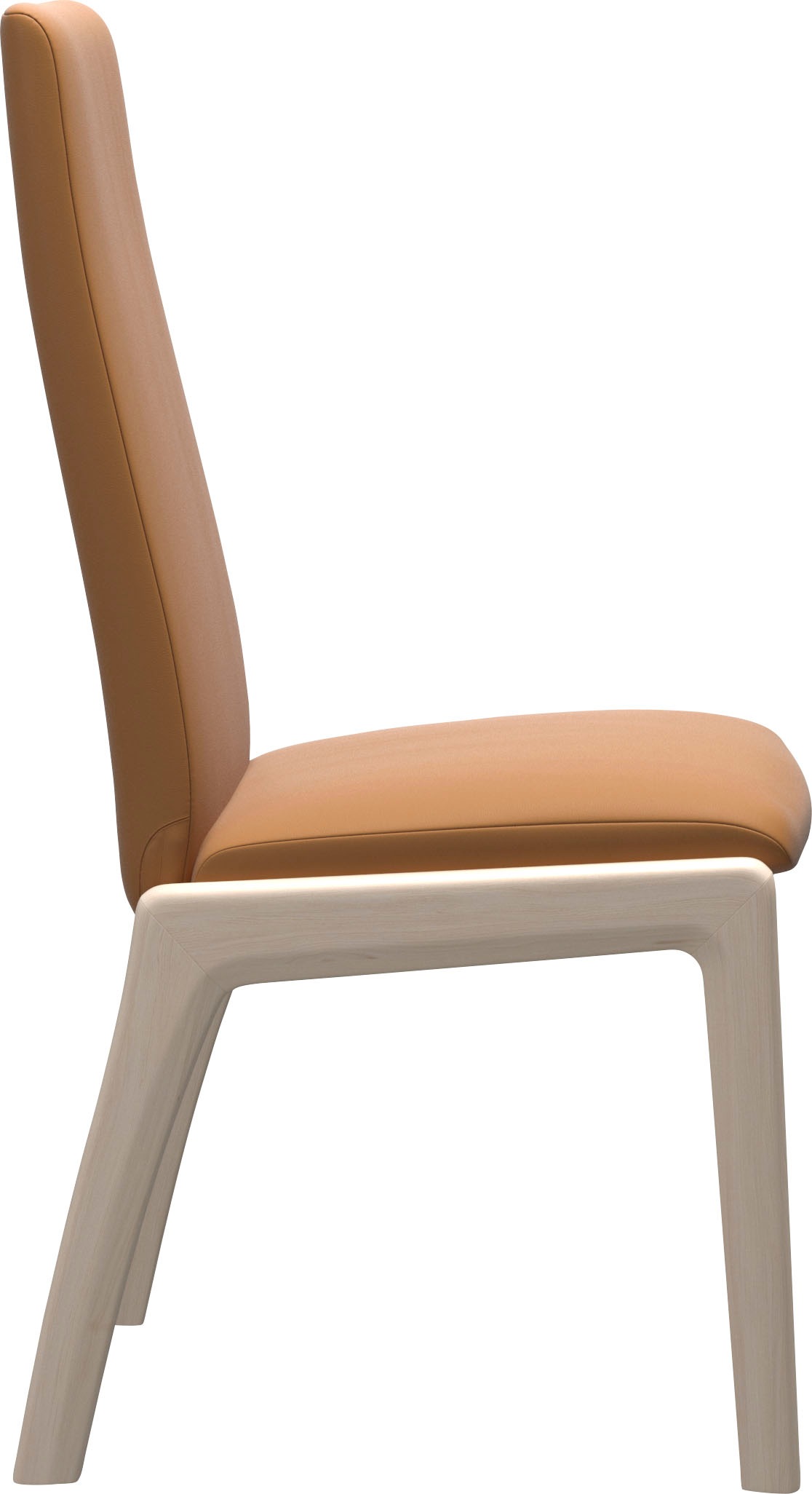 Stressless® Polsterstuhl »Laurel«, Leder BATICK, Low Back, Größe L, mit abgerundeten Beinen in Eiche gekalkt