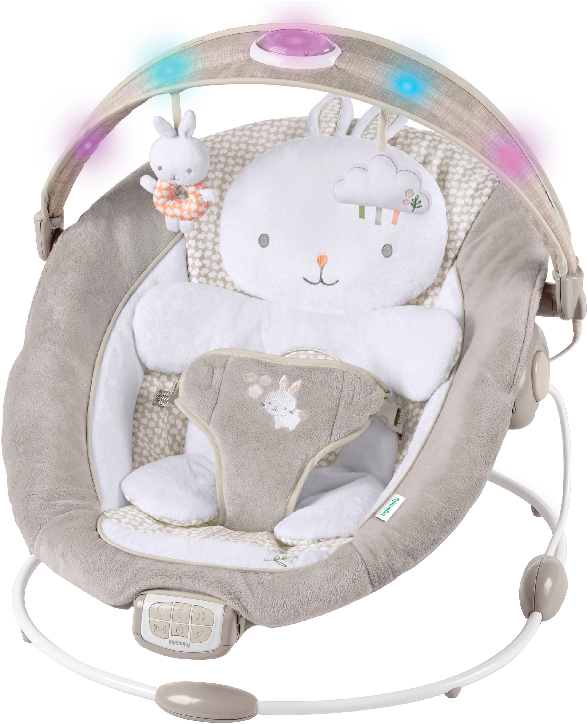 ingenuity Babyschaukel »InLighten Bouncer™ - Twinkle Tails™«, bis 9 kg, mit Licht und Sound