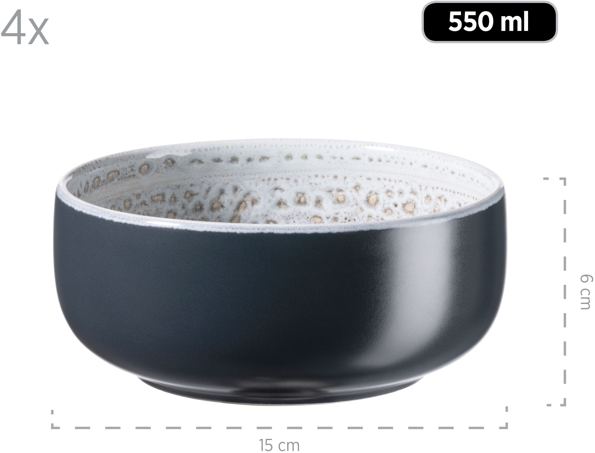 MÄSER Kombiservice »SPICY MARKET, Geschirr-Set, Steingut«