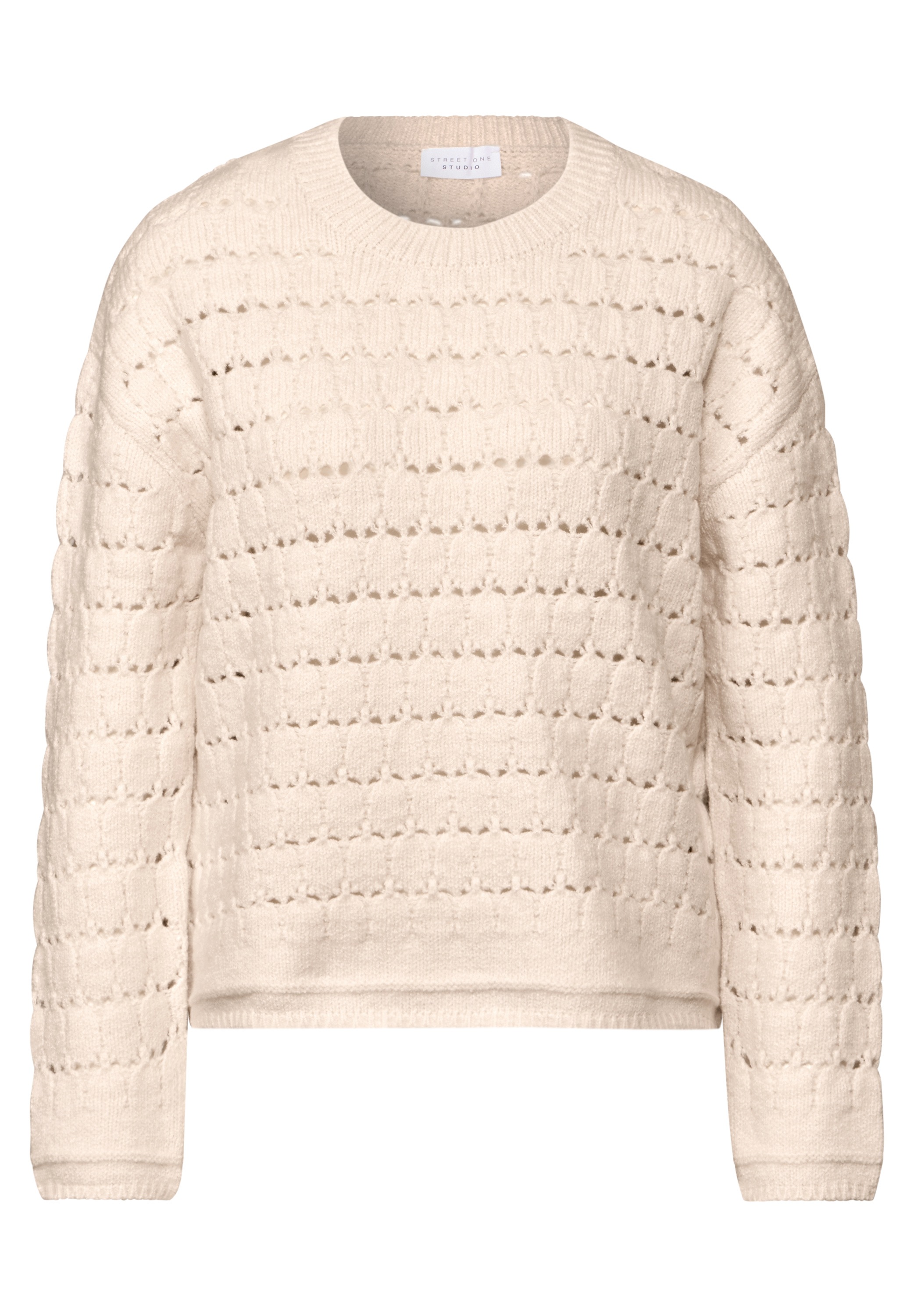 STREET ONE STUDIO Strickpullover, aus softem Materialmix