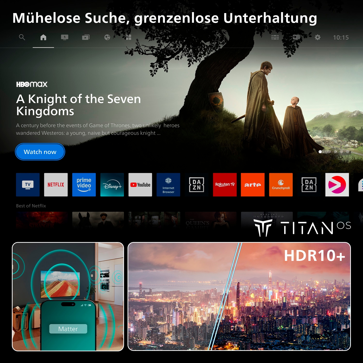 Philips LED-Fernseher »75PUS7061/12« 189 cm/75 ″