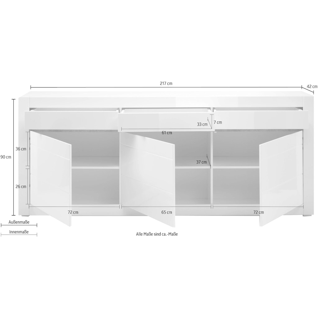 INOSIGN Sideboard »Carat«