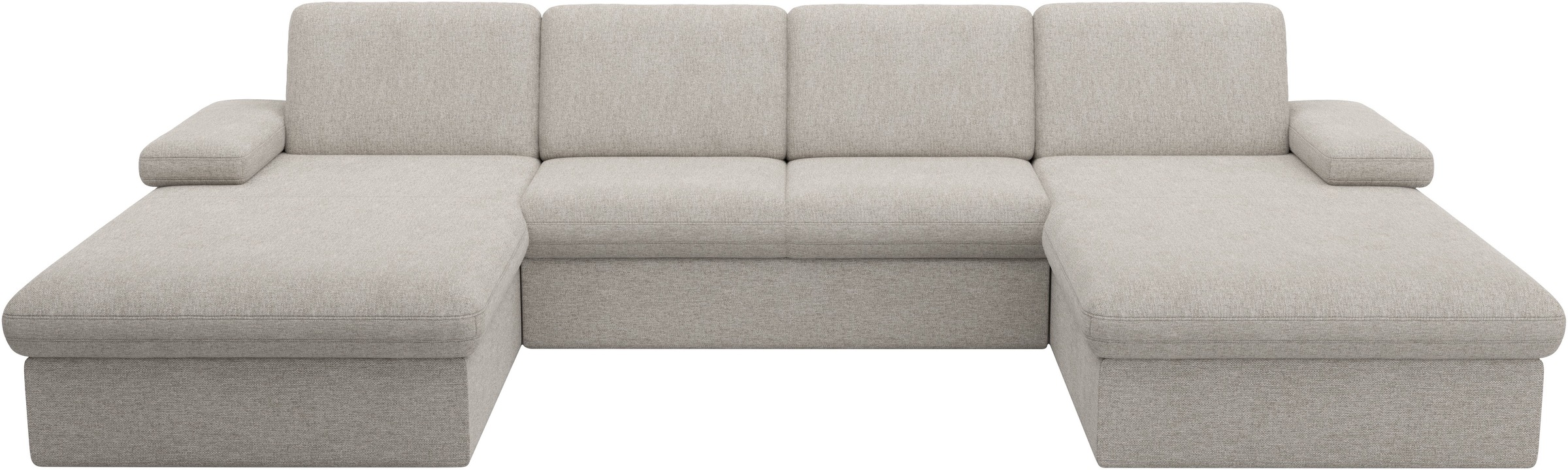 sit&more Wohnlandschaft "Moreno U-Form, B: 309 cm" mit Armteilverstellung, günstig online kaufen