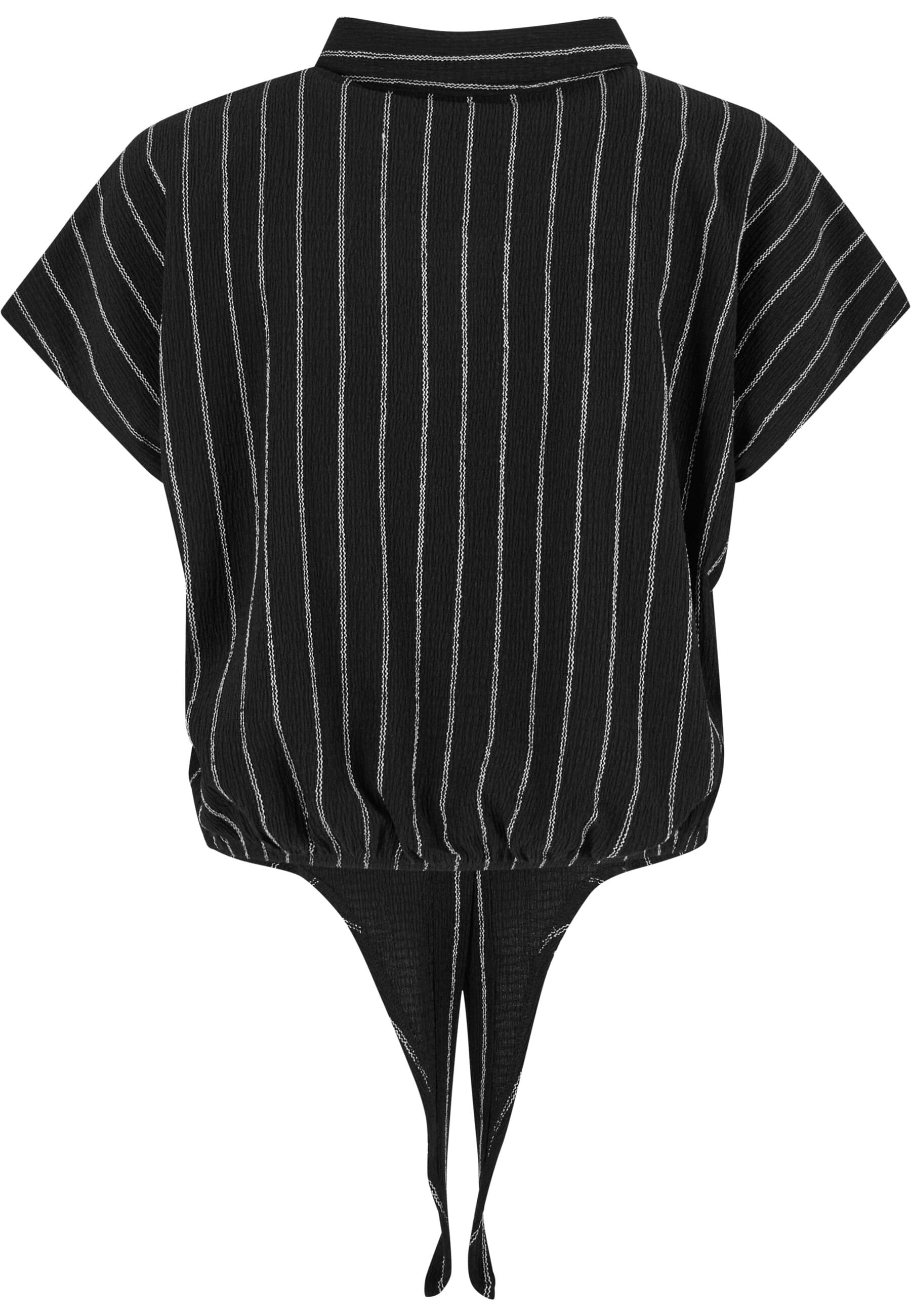 URBAN CLASSICS Klassische Bluse »Urban Classics Ladies Structured Striped Tied Blouse«