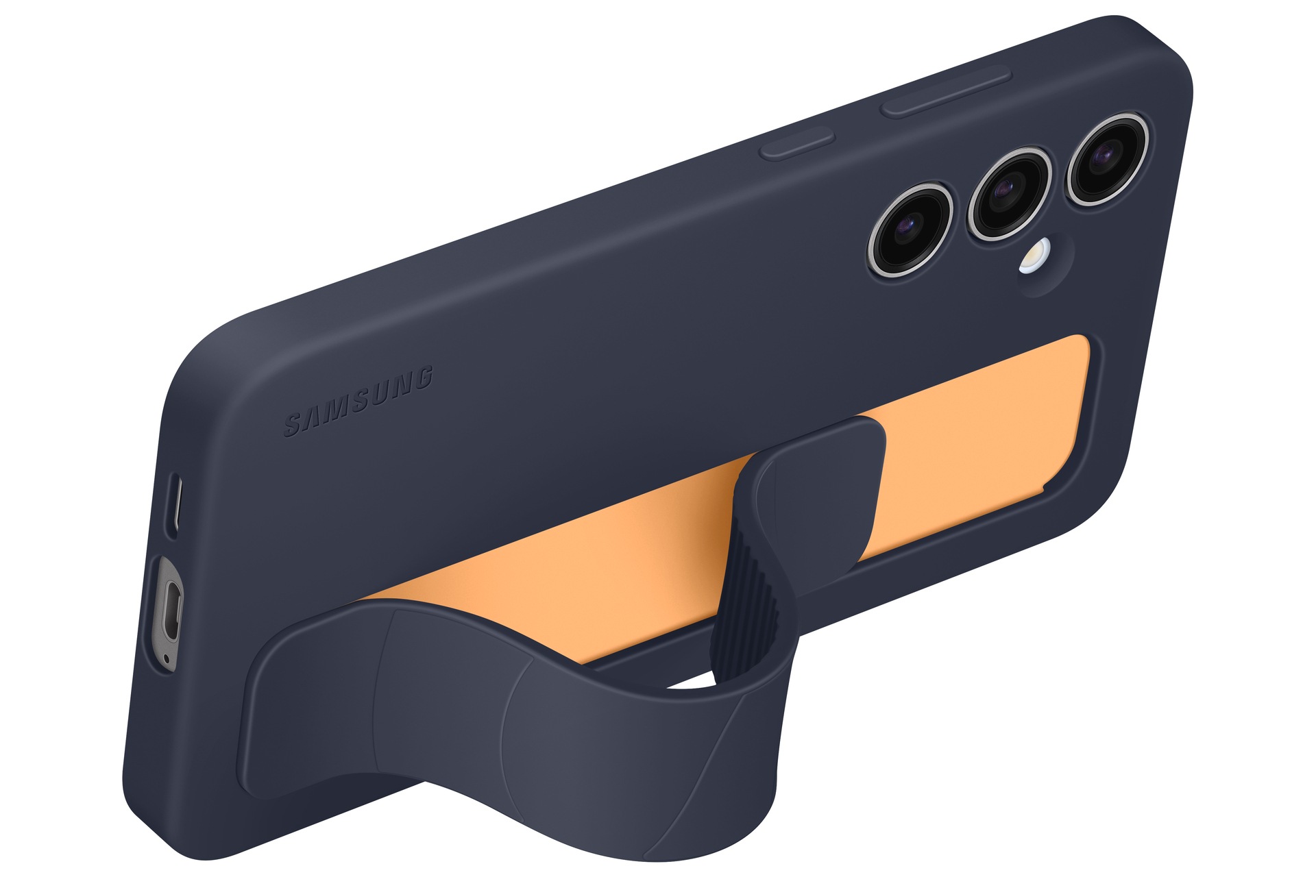Samsung Handyhülle »Standing Grip Case für Samsung Galaxy S24 FE«, Backcover, Schutzhülle, Handyschutzhülle, Case, Schutzcase, stoßfest