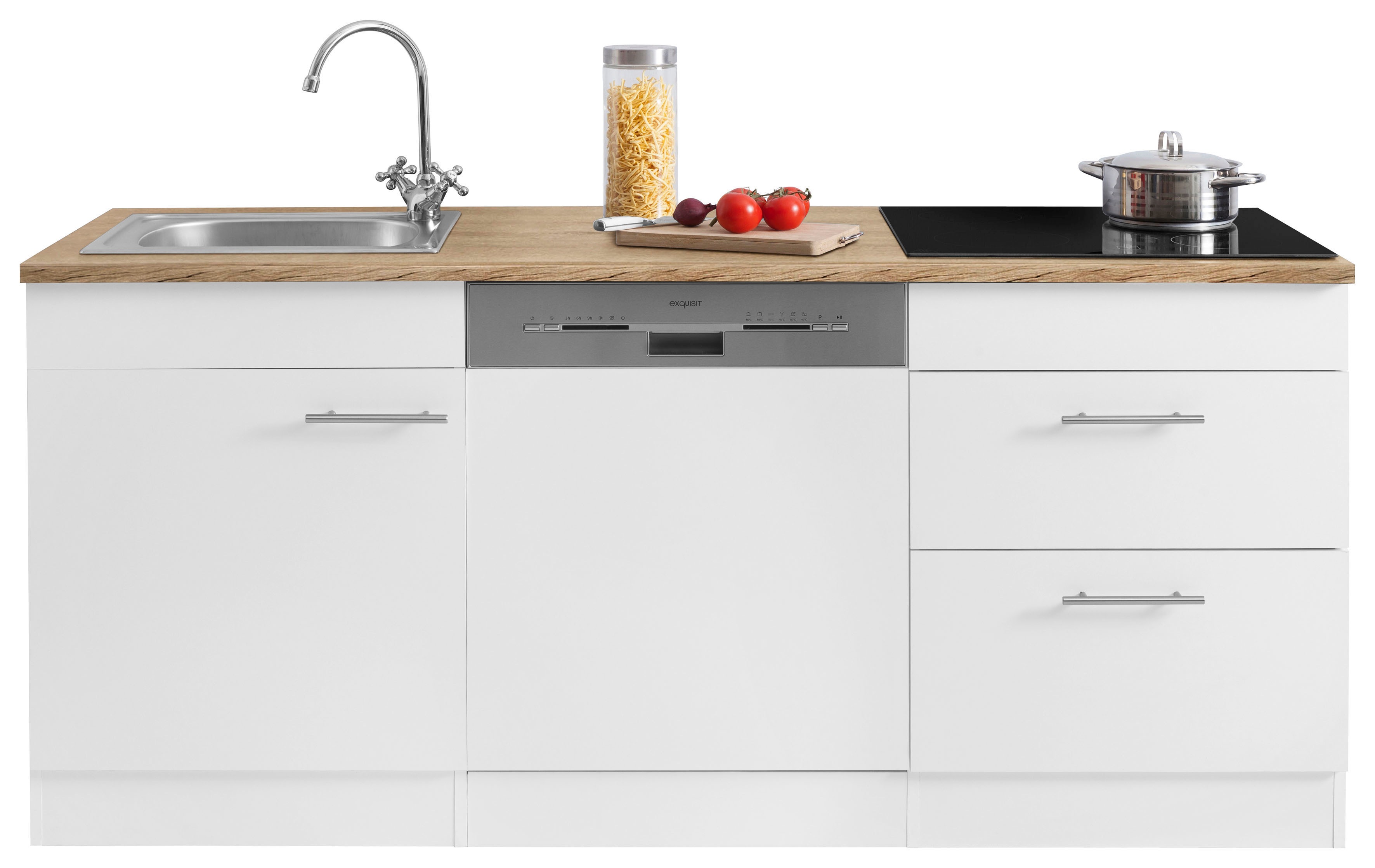 Thumbnail - OPTIFIT Küchenzeile "Mini" Breite 180 cm, mit E-Geräten, mit Arbeitsplatte