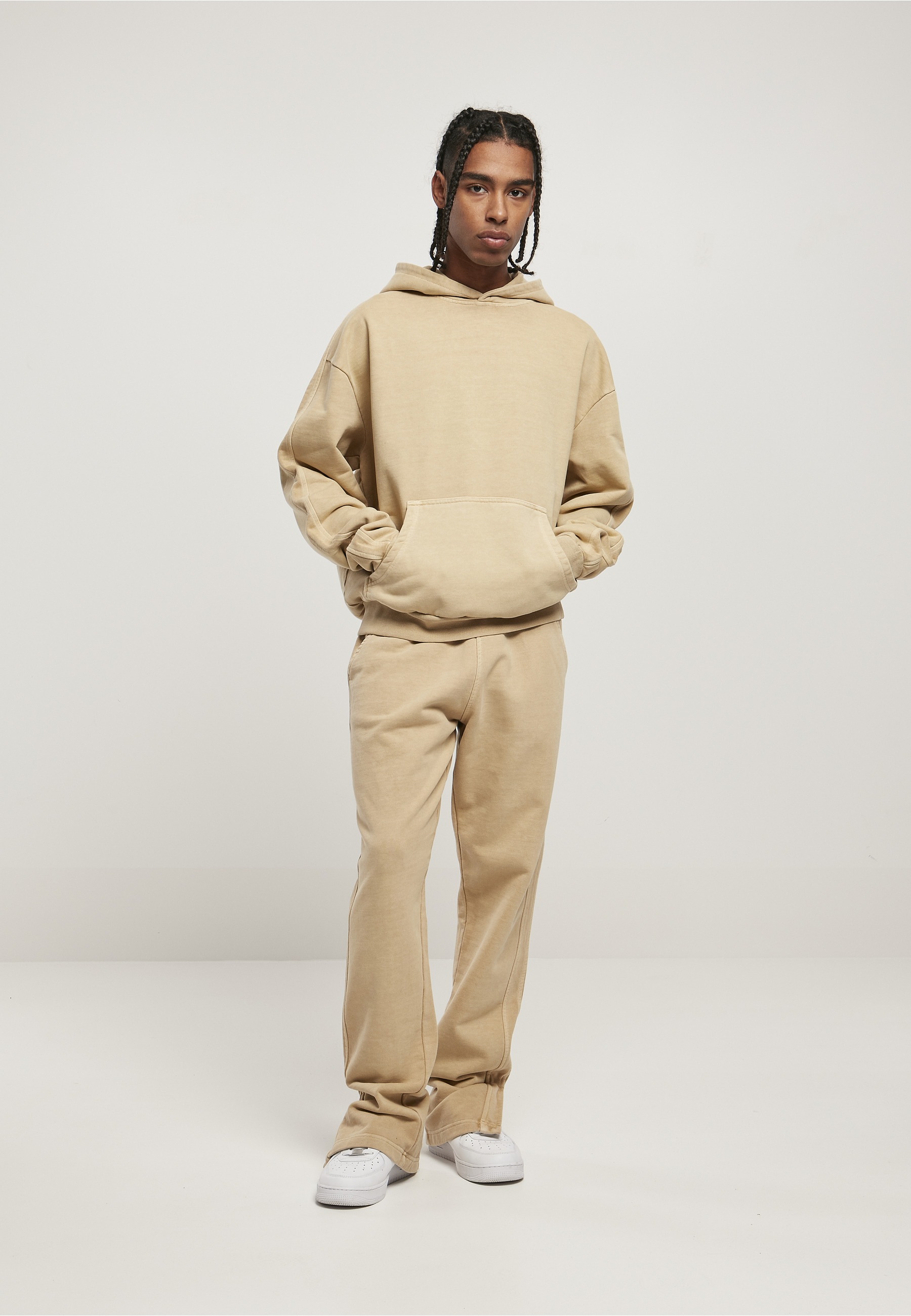 URBAN CLASSICS Kapuzenpullover »Urban Classics Herren Heavy Terry Garment Dye Hoody« 1 Stk.