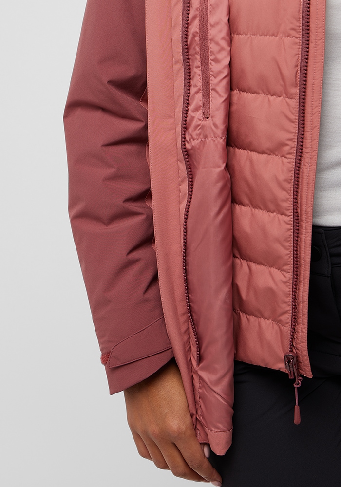 Jack Wolfskin 3-in-1-Funktionsjacke »HUNBERG 3IN1 JKT W«, mit Kapuze