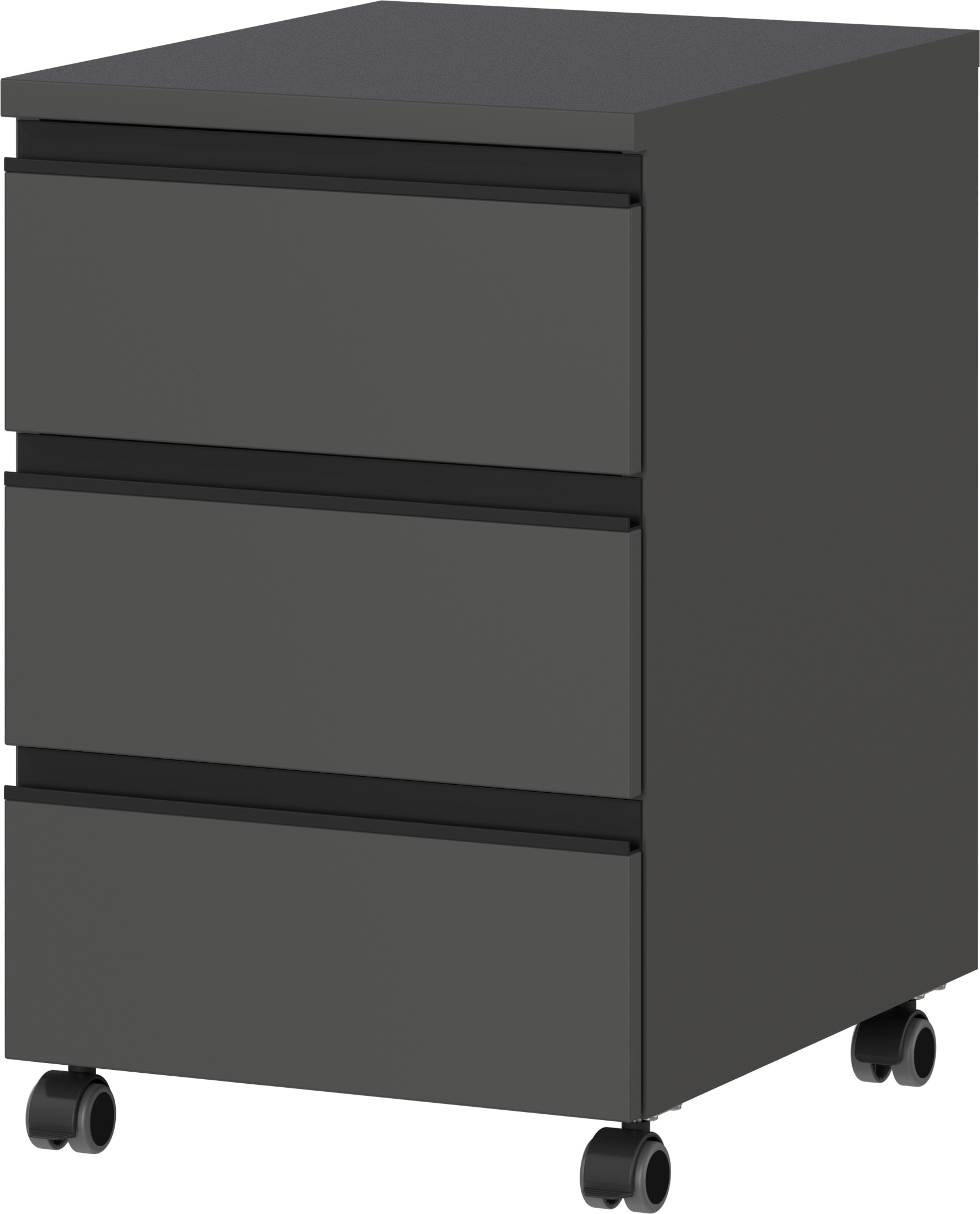 Thumbnail - GERMANIA Büromöbel-Set "Lemont" 2 Stk. tlg. Set bestehend aus höhenverstellbarem Schreibtisch und Rollcontainer