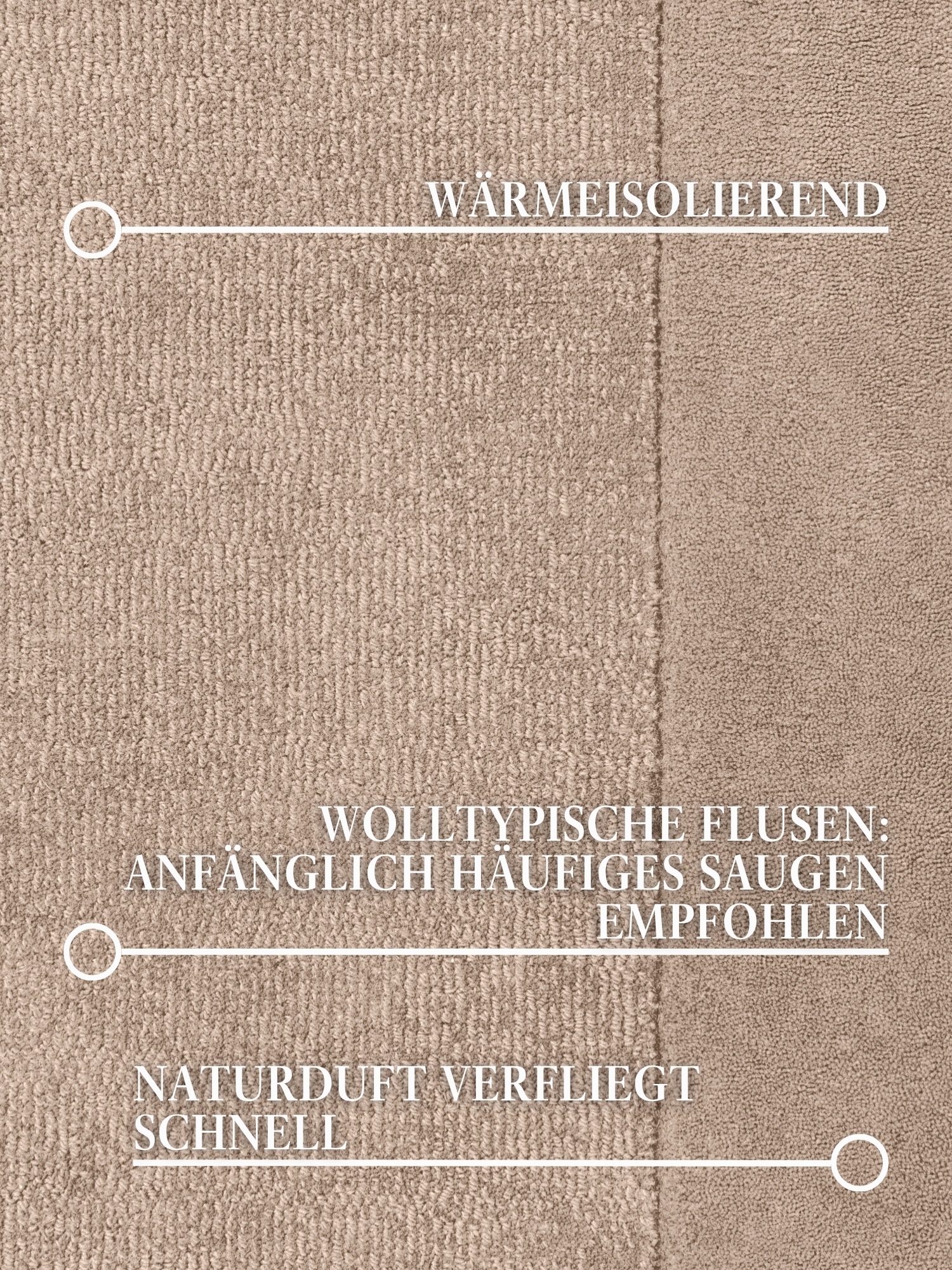 Thumbnail - Villeroy & Boch Teppich "Wollteppich Kari" rechteckig 17 mm Höhe Handgewebt, Wolle, Bordüre, Einfarbig, Läufer, Wohnzimm...